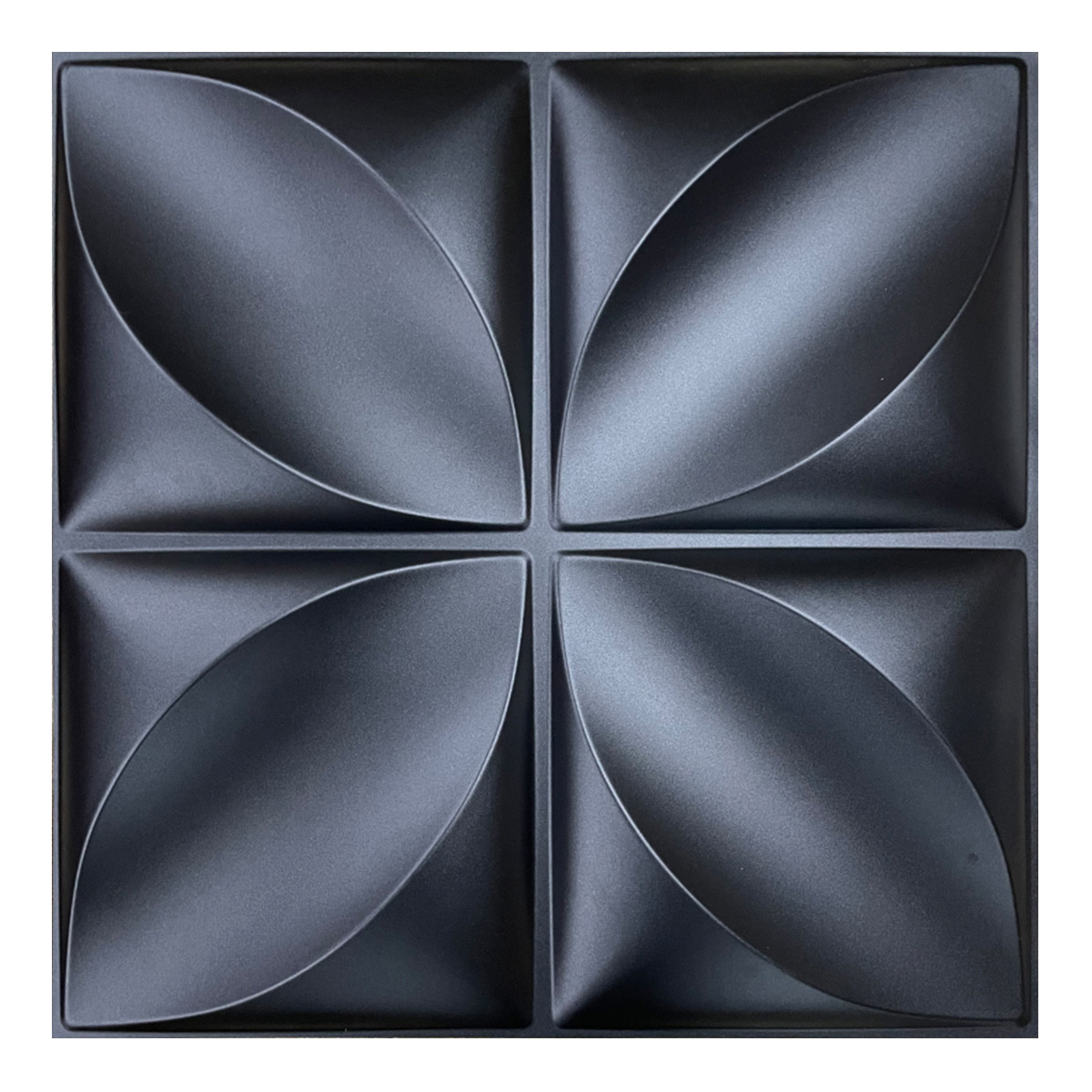 Panel Decorativo 3d Tr&eacute;bol Negro Para Muros 50 X 50 Cm Deco PVC image number null
