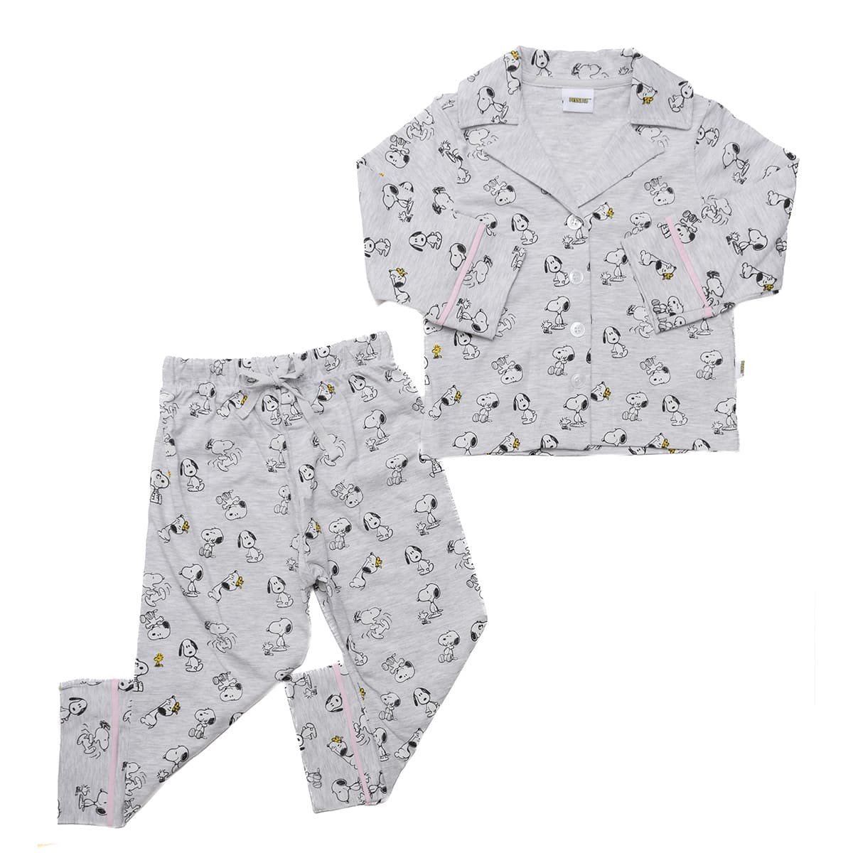 Conjunto 2Pzas Pijama Camisera Snoopy Para Ni&ntilde;a image number null