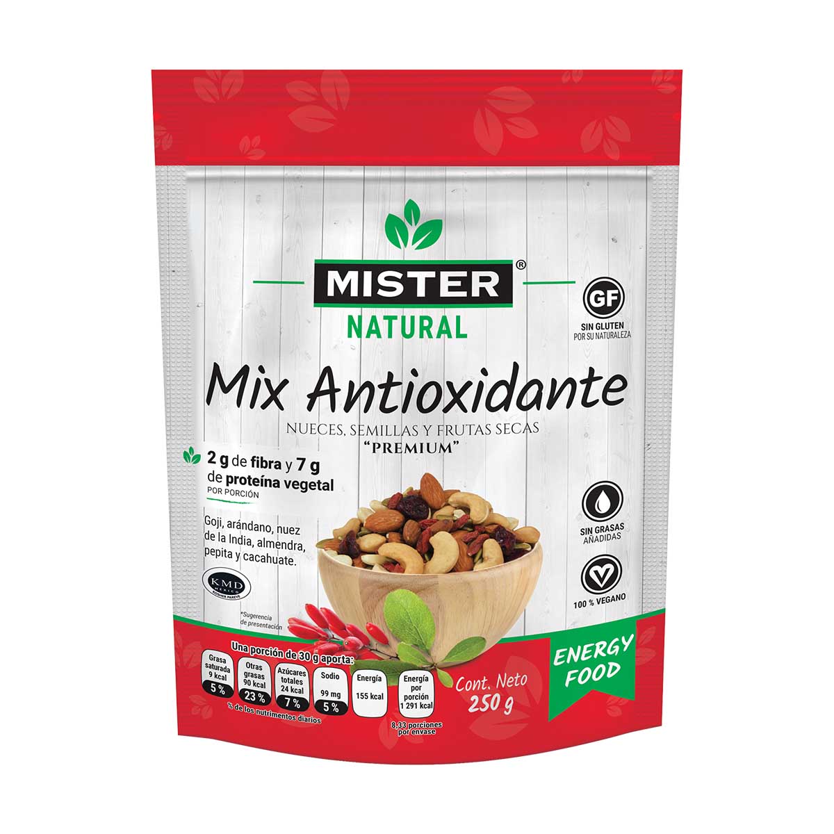 Mix Antioxidante 250 Grs Mister Alimentos image number null