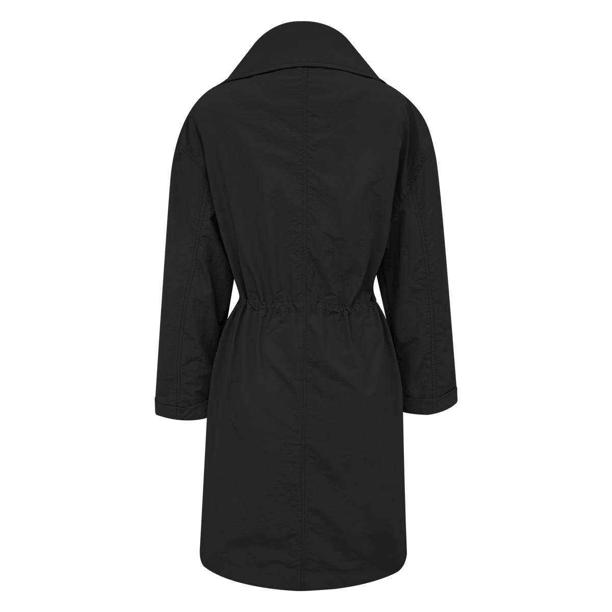 Gabardina larga negra para Mujer Petite JUST BY BASEL image number null