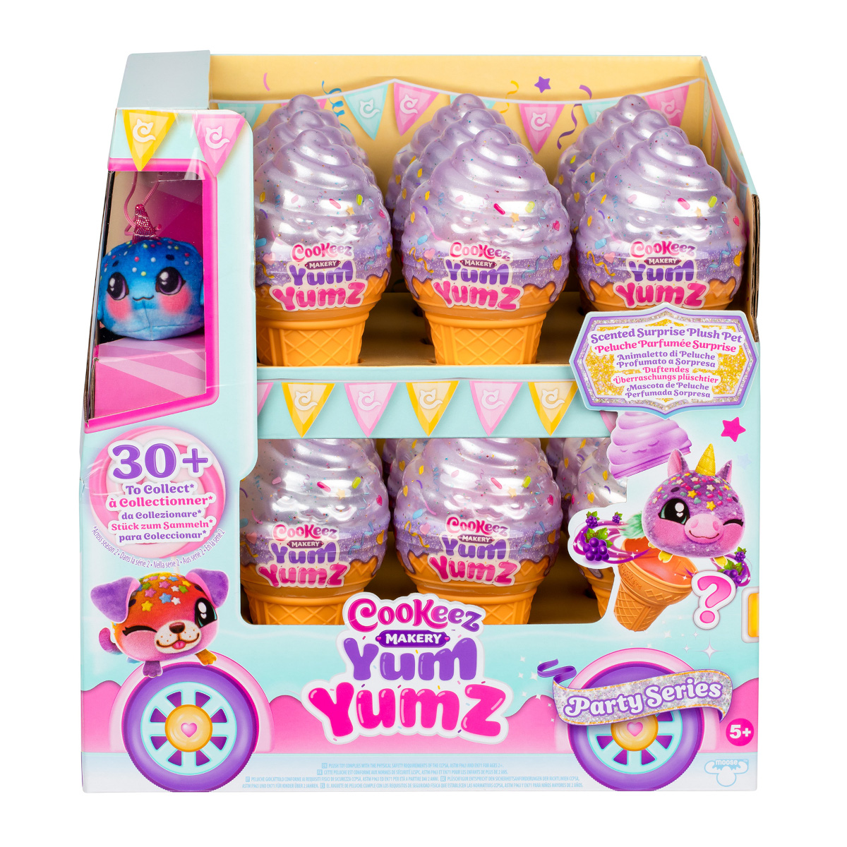 Peluche Cookeez Makery Yum Yumz Helado Bandai image number null