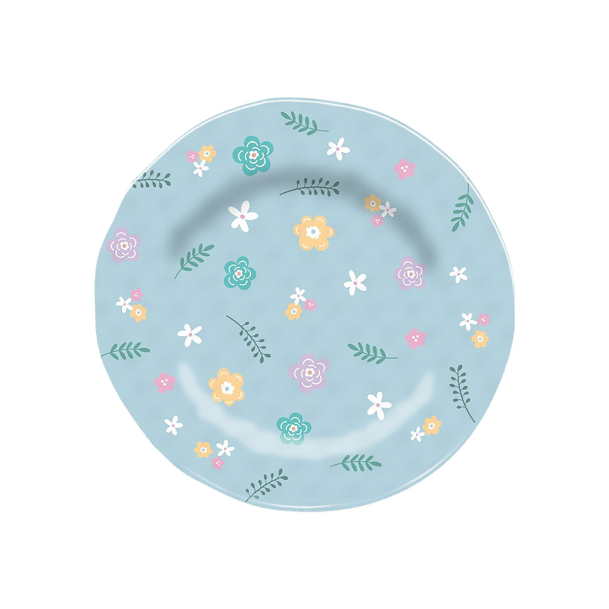 Plato Trinche Azul Melamin 27 Cm image number null