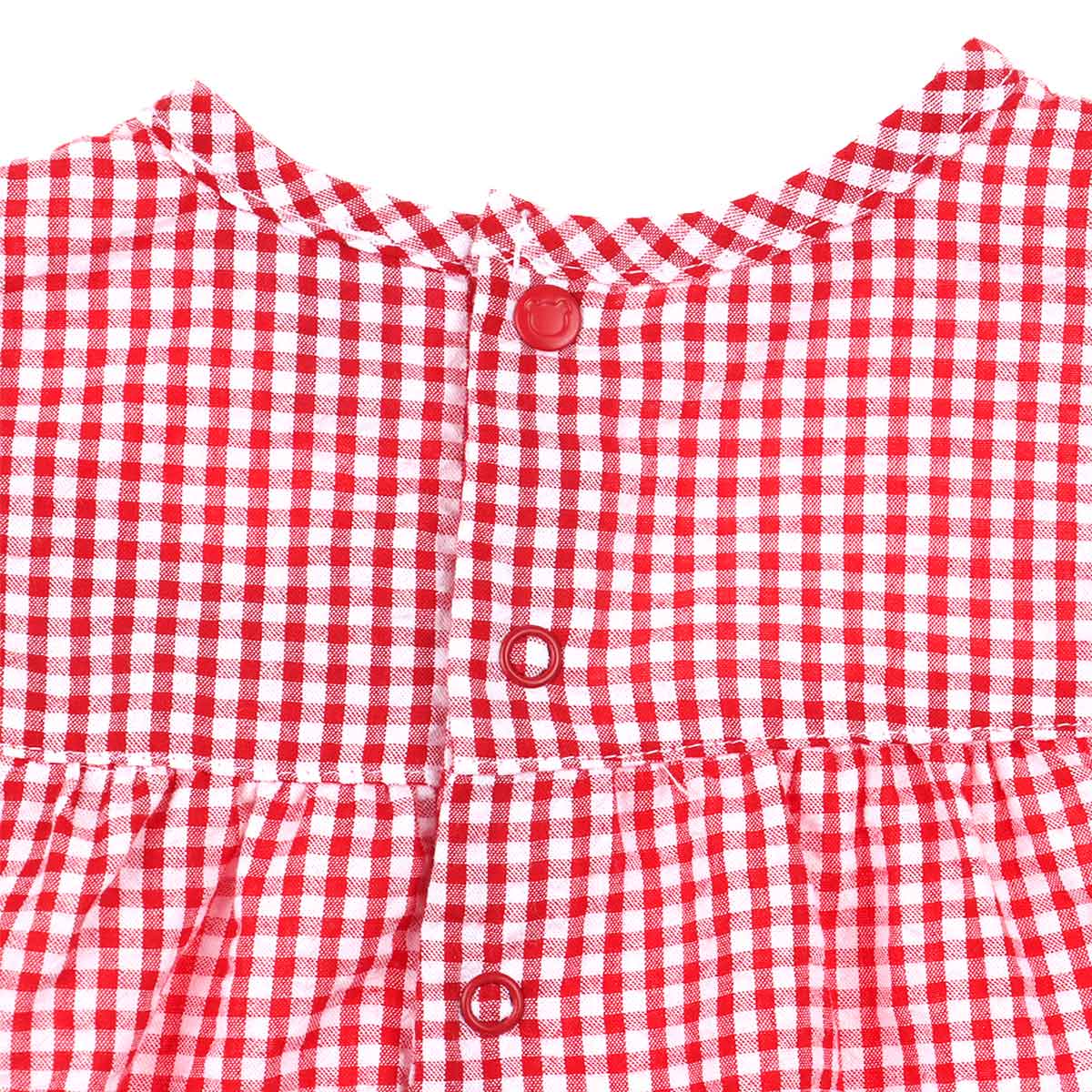 Romper Cuadros Bicolor Vichy Algod&oacute;n Carosello Beb&eacute; Ni&ntilde;a image number null