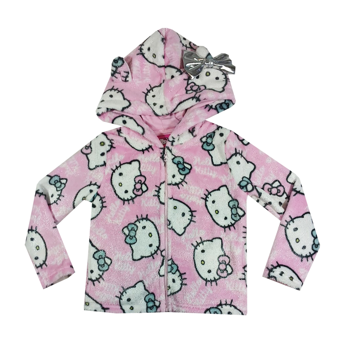 Chamarra Polar con Bordado Hello Kitty para Ni&ntilde;a image number null