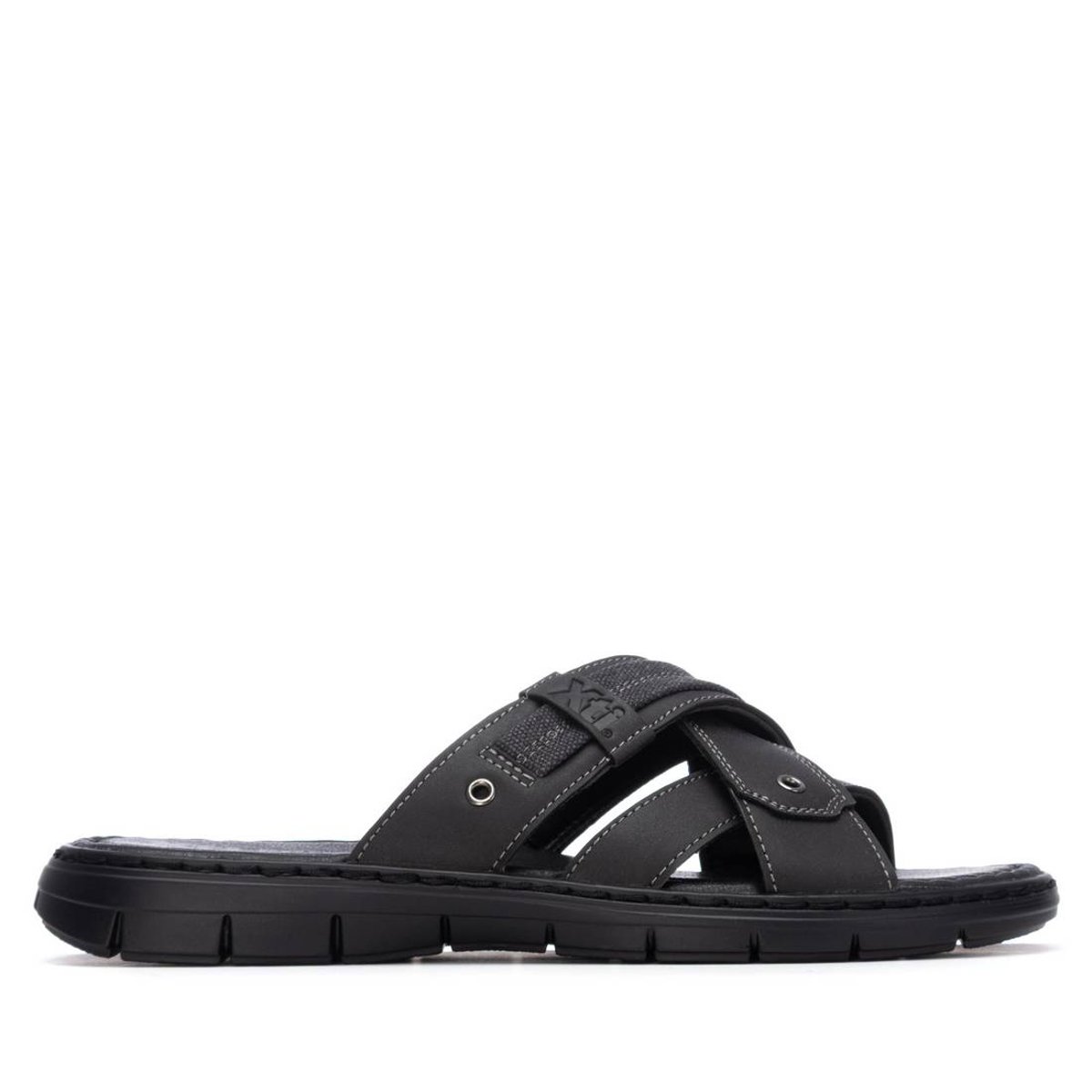 Sandalia Slide Xti Negro con Doble Cinta para Hombre image number null