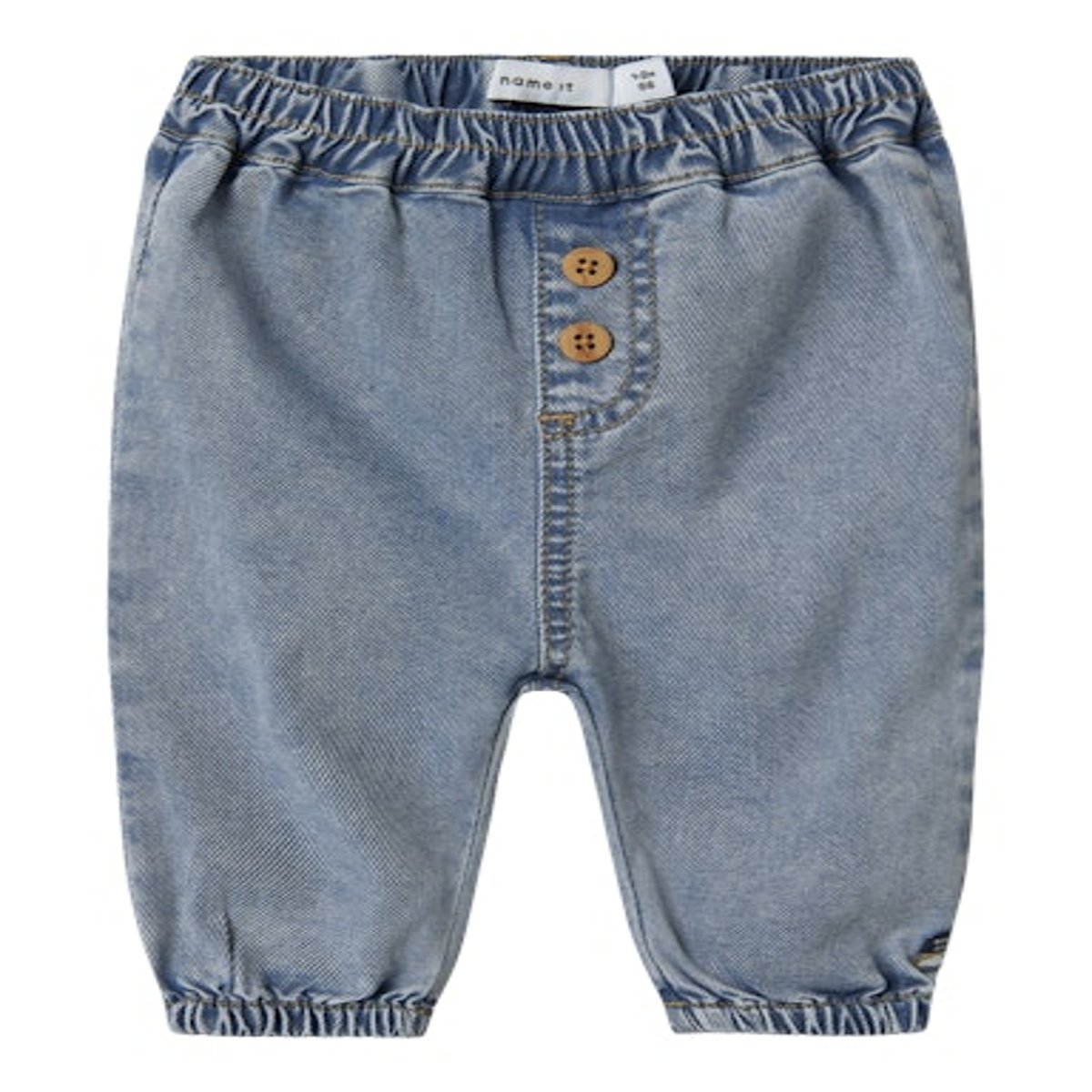 Pantal&oacute;n Mezclilla Baggy Name It Cintura El&aacute;stica para Ni&ntilde;a image number null