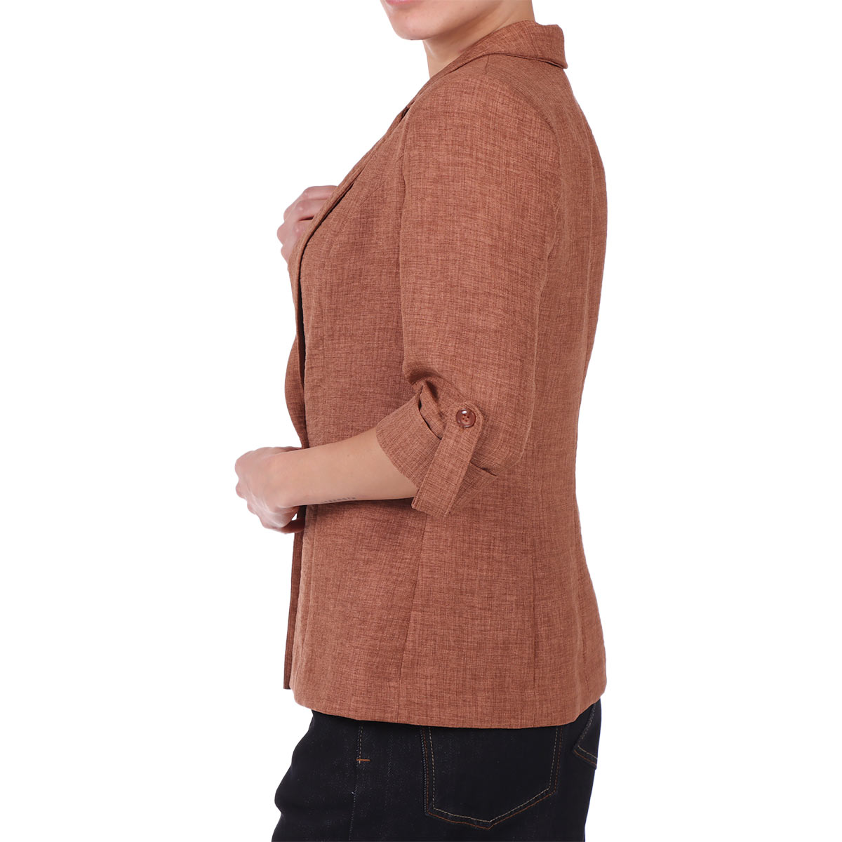 Saco Sin Forro Casual Pavla Mint para Mujer image number null