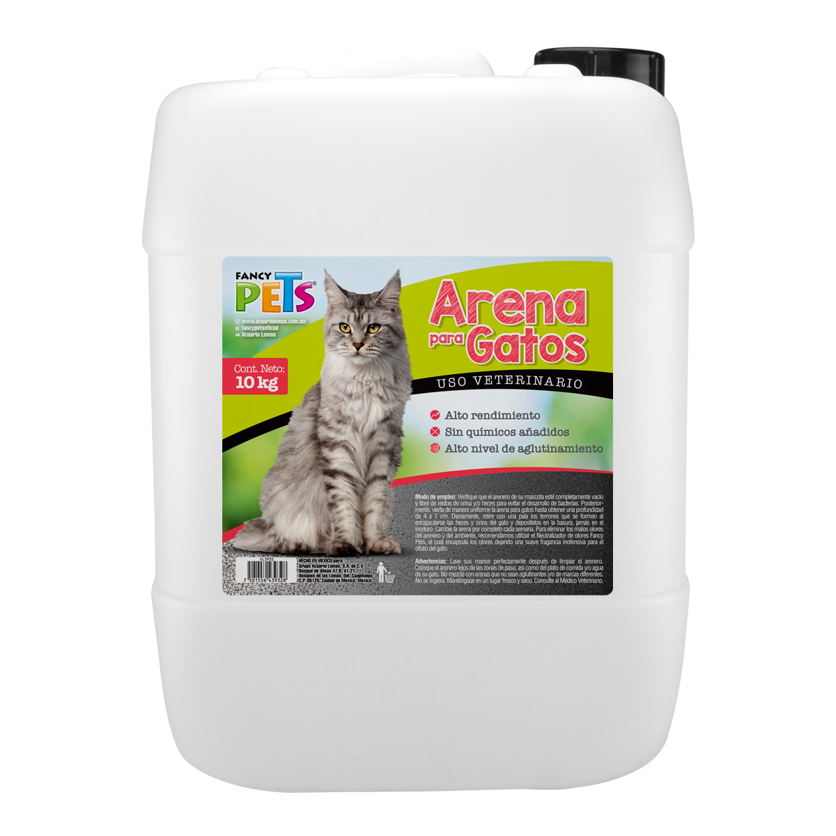 Arena para Gato con 10KG Acuario Lomas image number null