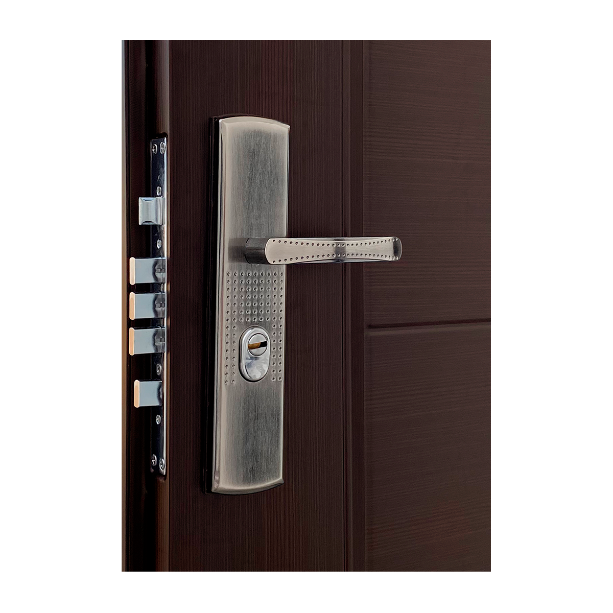 Puerta De Seguridad Xe Amsterdam Apertura Izquierda Ch 95X215 Nogal image number null