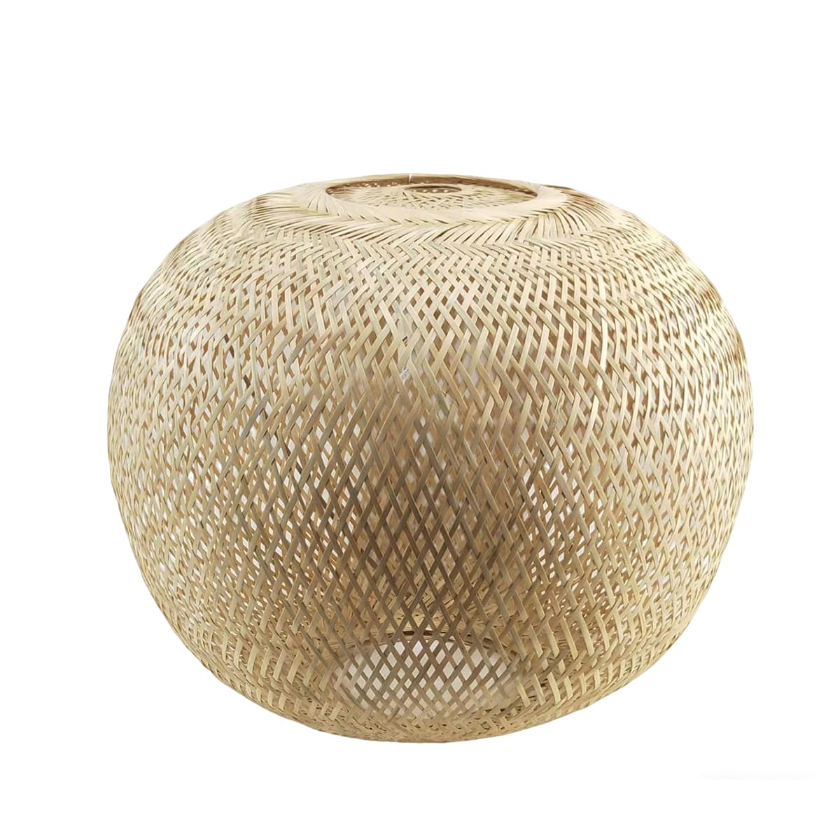Home Nature Pantalla Colgante De Bambu 38*40 Cm Bambu image number null