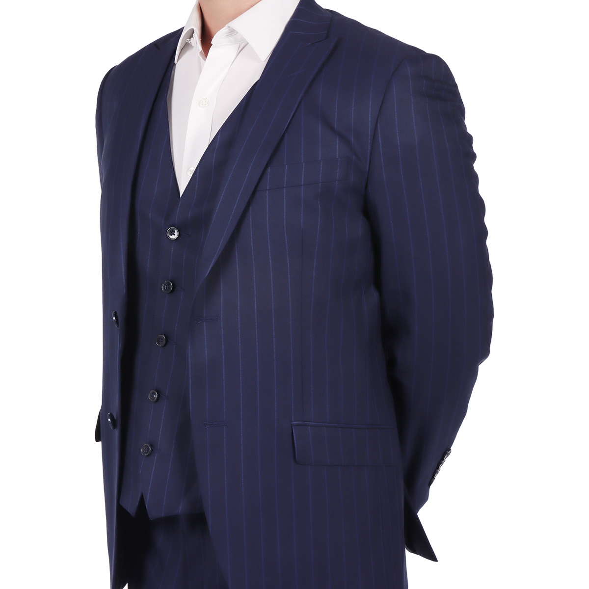 Saco Cl&aacute;sico Pinstripe De LMENTAL para Hombre image number null