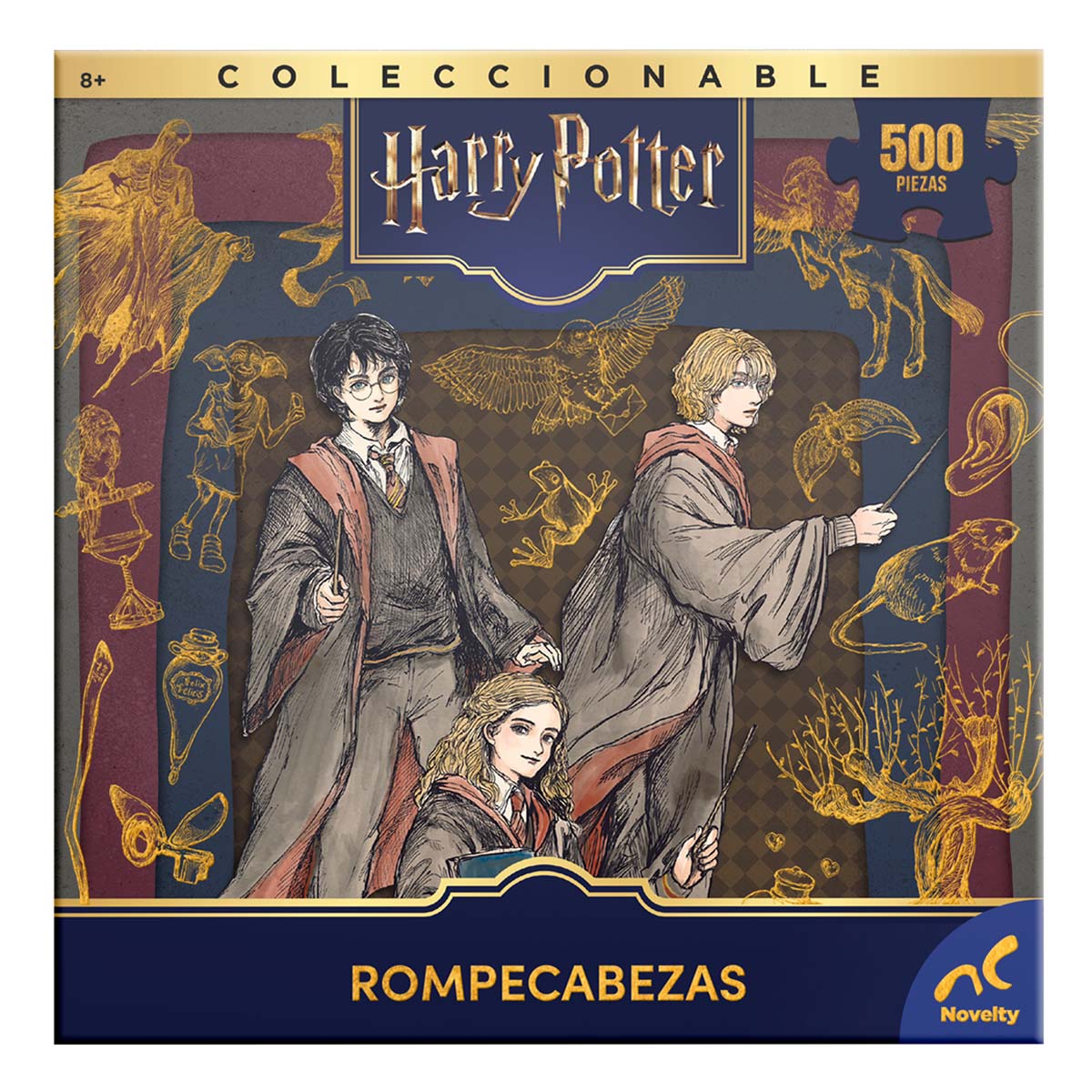 Rompecabezas Coleccionable Hologr&aacute;fico Harry Potter NOVELTY image number null