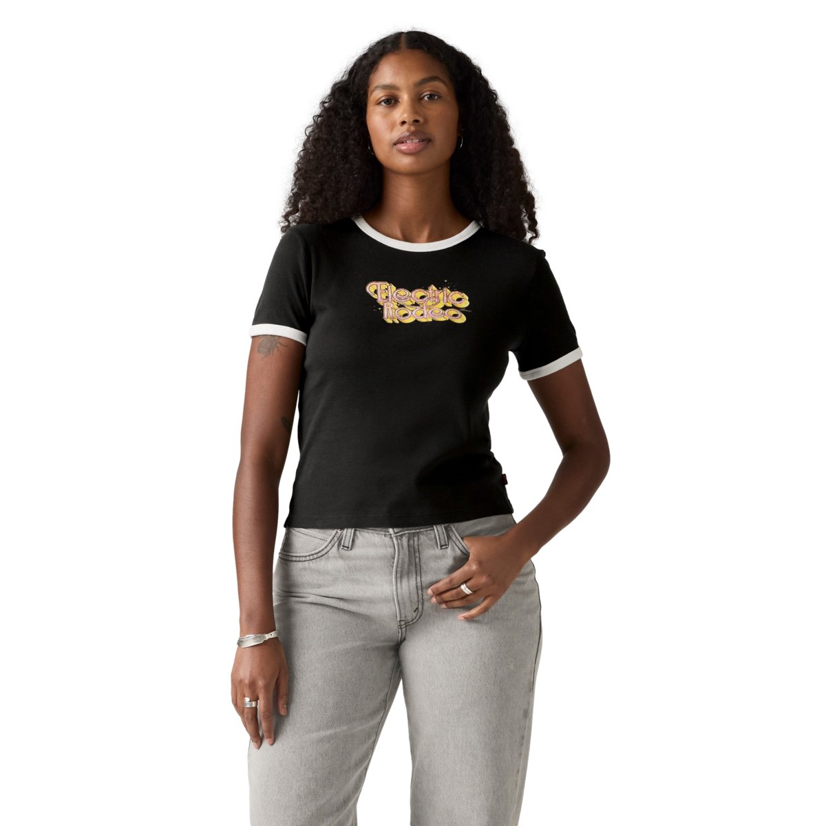 Levi&rsquo;s&reg; Playera Ringer para Mujer Junior image number null