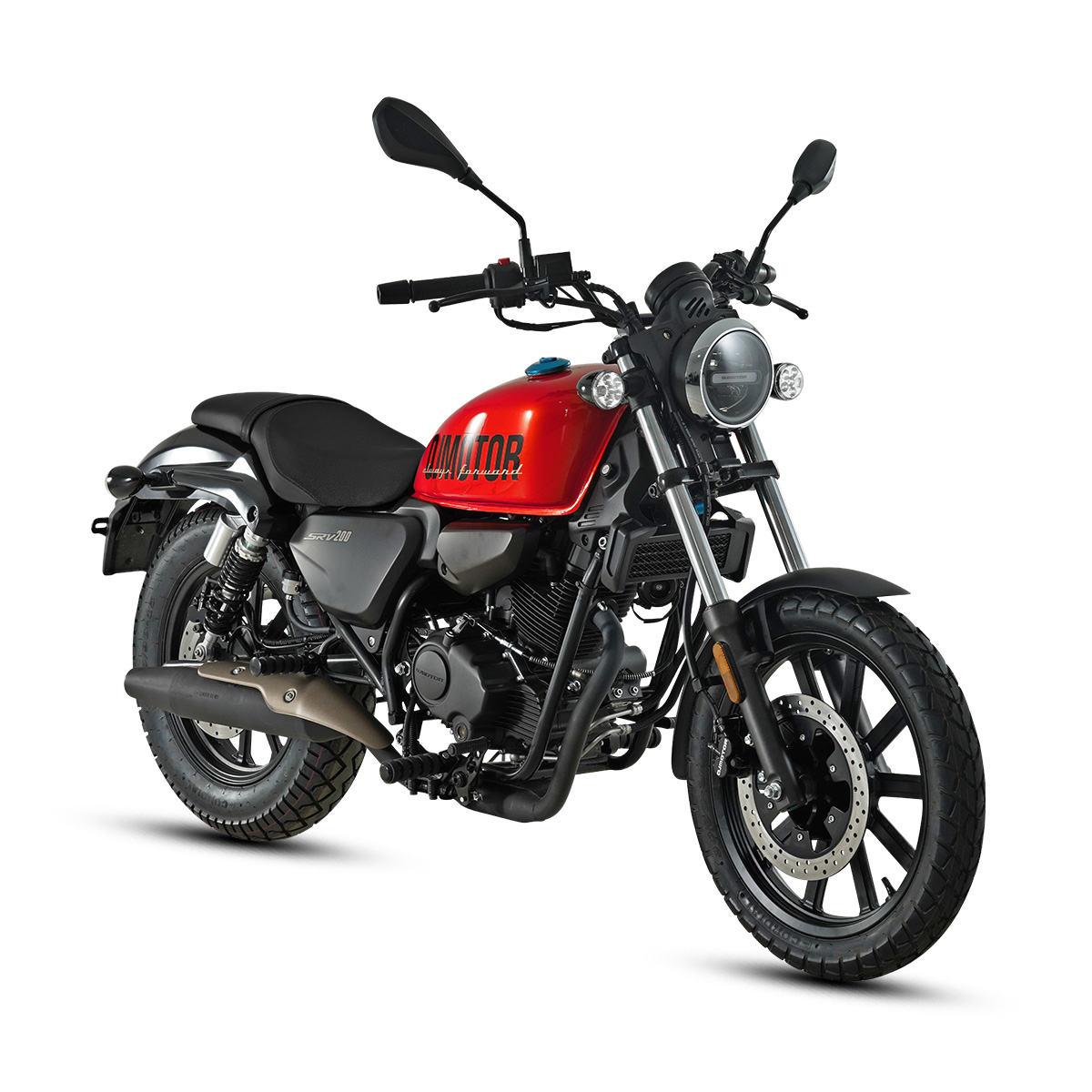 Motocicleta Chopper Qjmotor Srv 200 2025 Rojo image number null