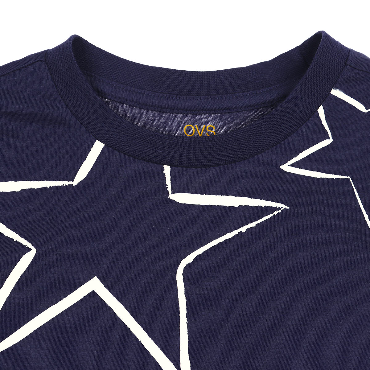 Playera Estrellas Algod&oacute;n Casual Manga Larga OVS para Ni&ntilde;a image number null