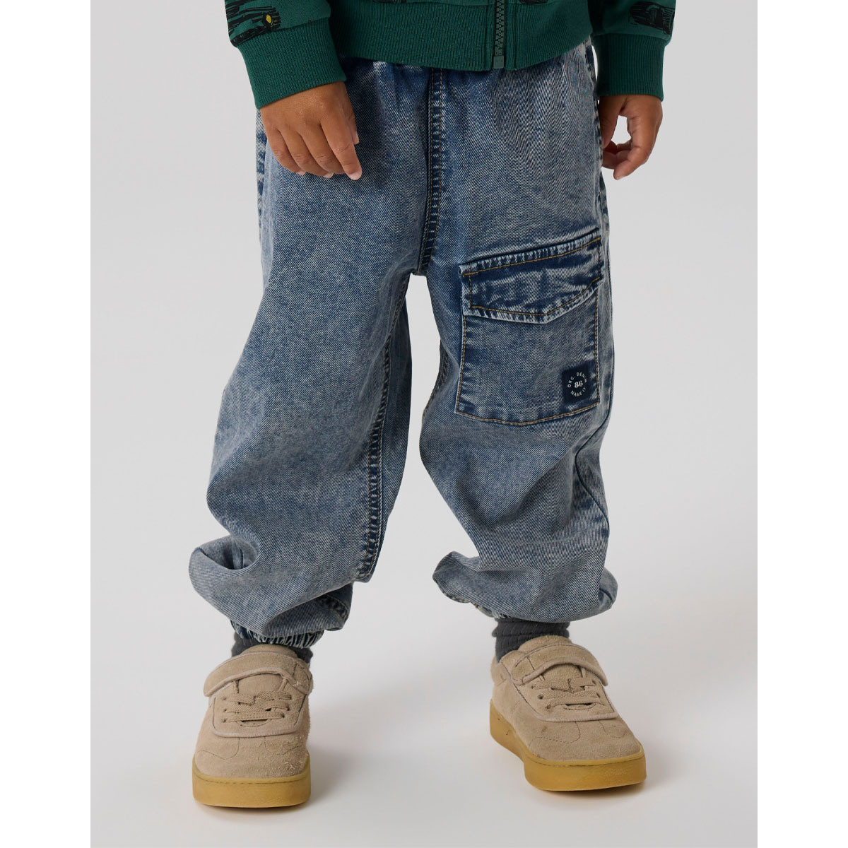 Jeans Cargo Con Elastico Name It para Ni&ntilde;o image number null