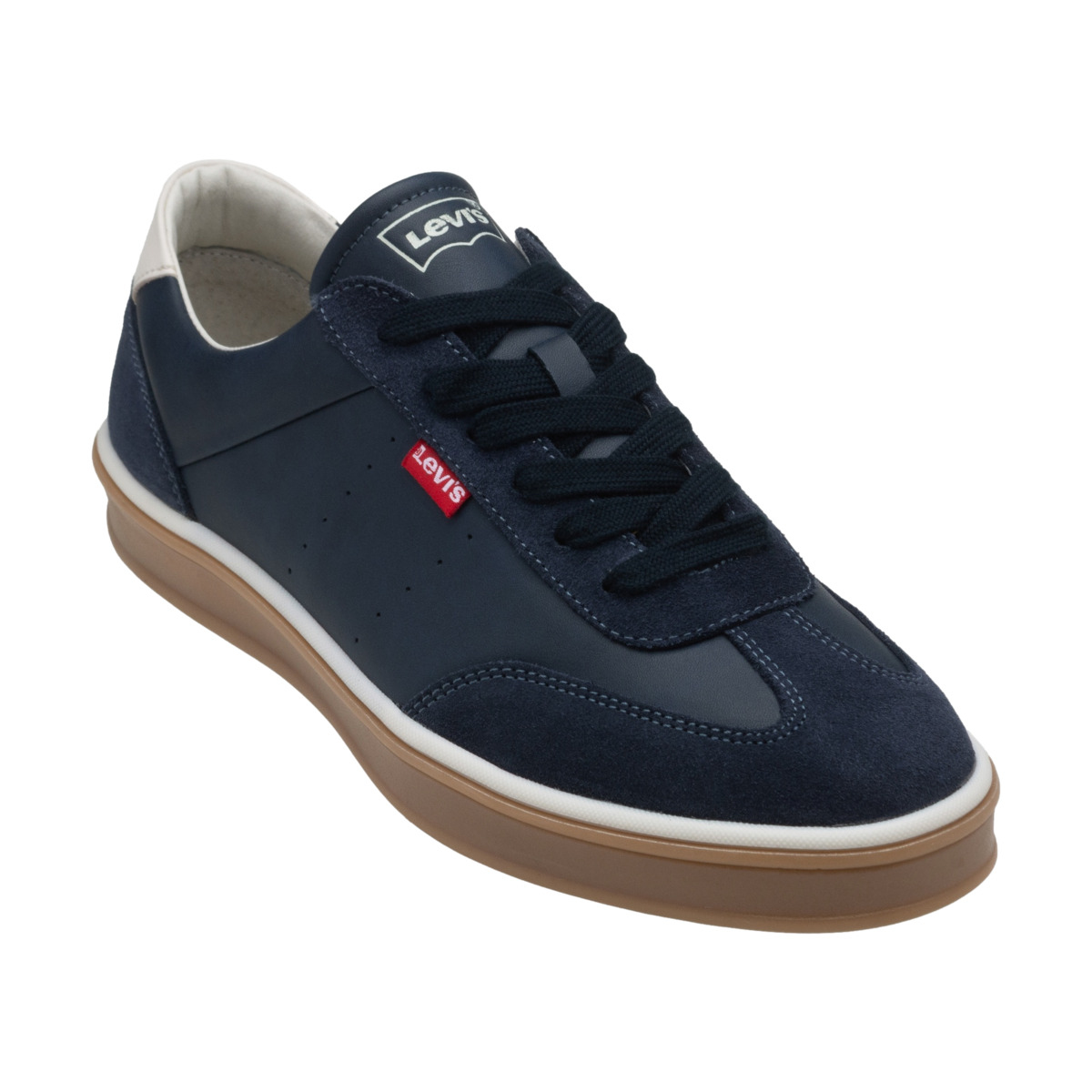 Tenis piel azul obscuro Levi&acute;s para hombre image number null