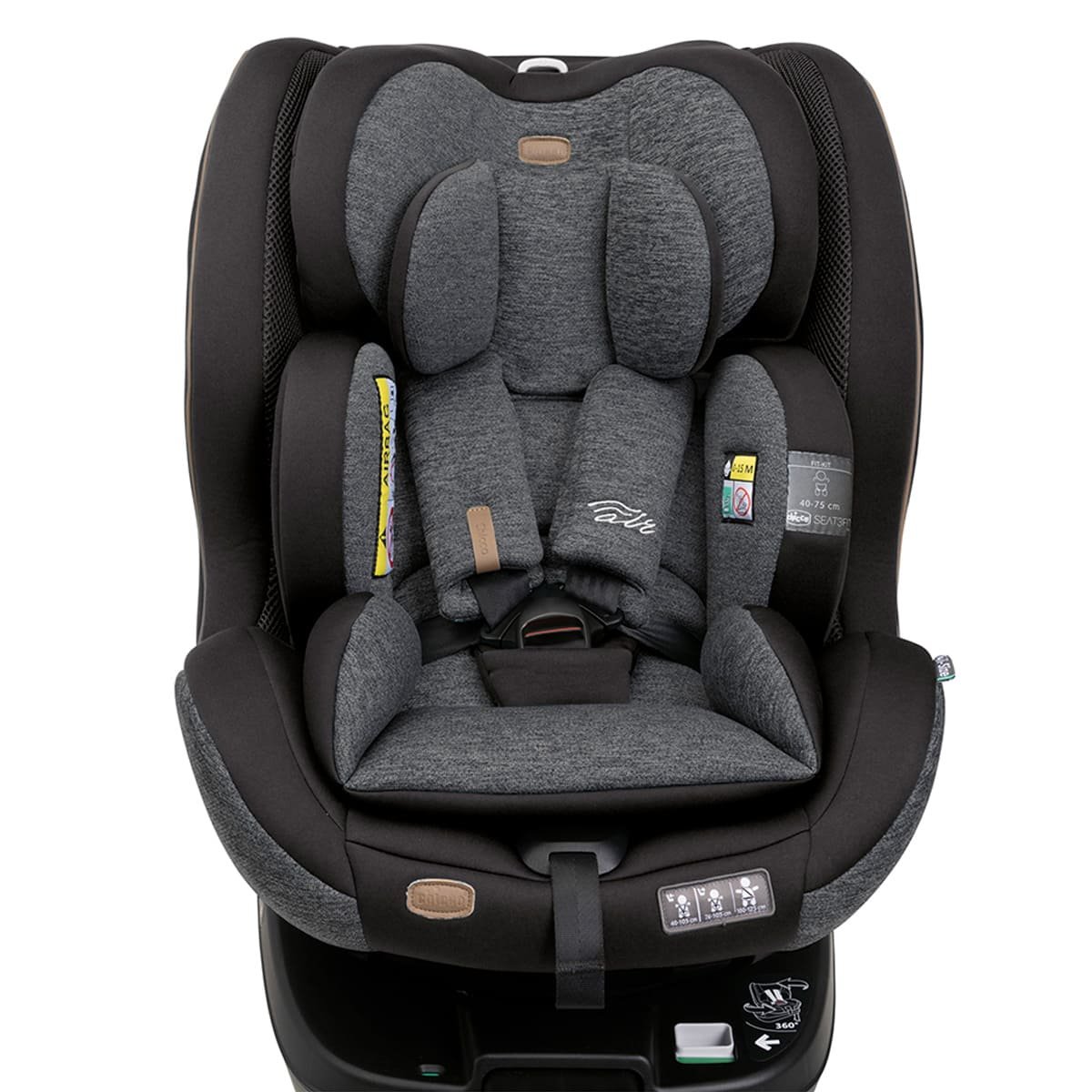 Autosiento Seat3Fit Negro Melange Chicco image number null