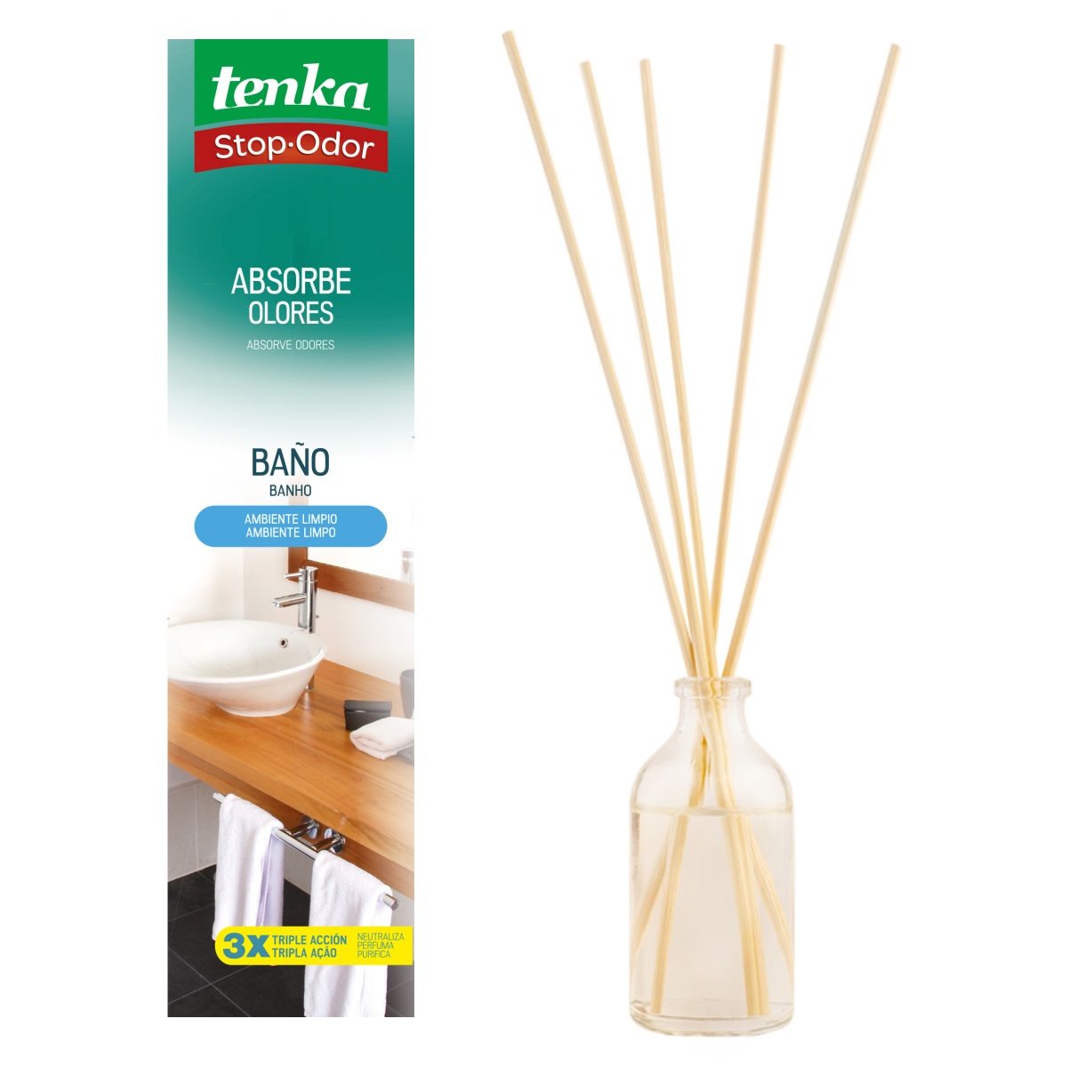 Difusor Mikado Para Ba&ntilde;o 40 Ml Tenka image number null