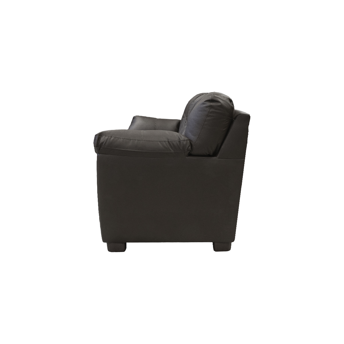 Sof&aacute; Canva Piel Vinil Dark Brown ARTBAN image number null