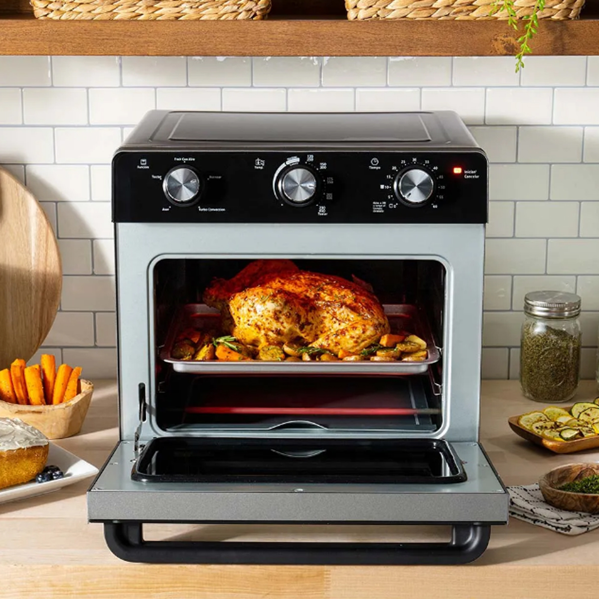 Horno con Freidora Negro Oster image number null
