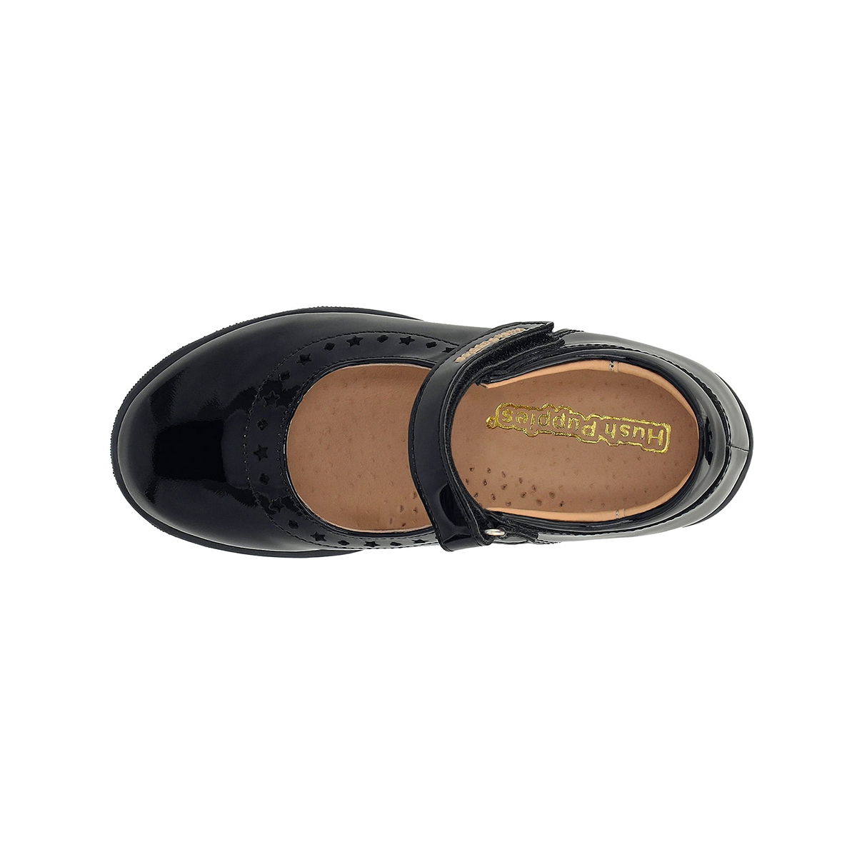 Balerina Escolar con Velcro 18-24 Negro para Ni&ntilde;a HUSH PUPPIES image number null