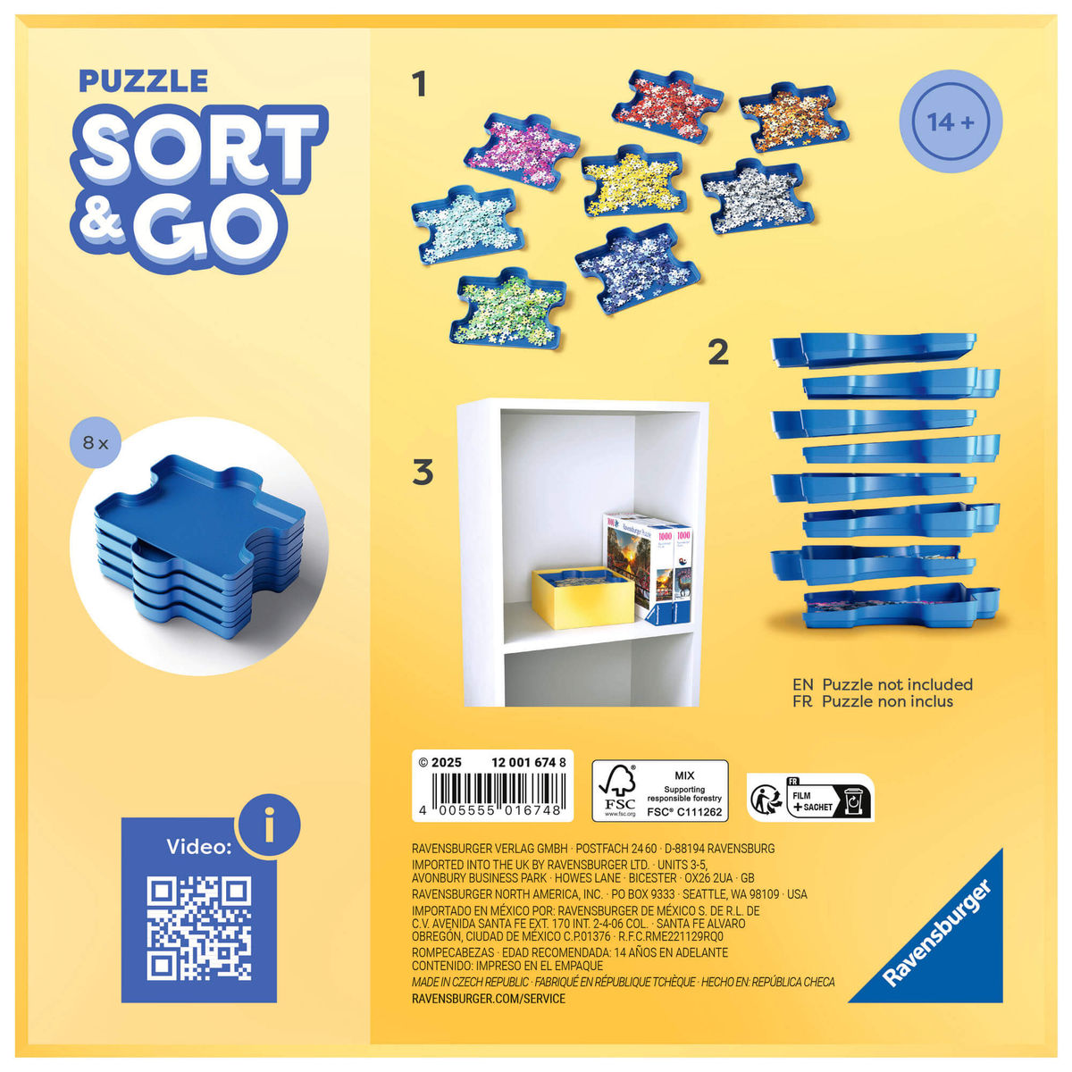 Organizador para Rompecabezas Sort & Go RAVENSBURGER image number null