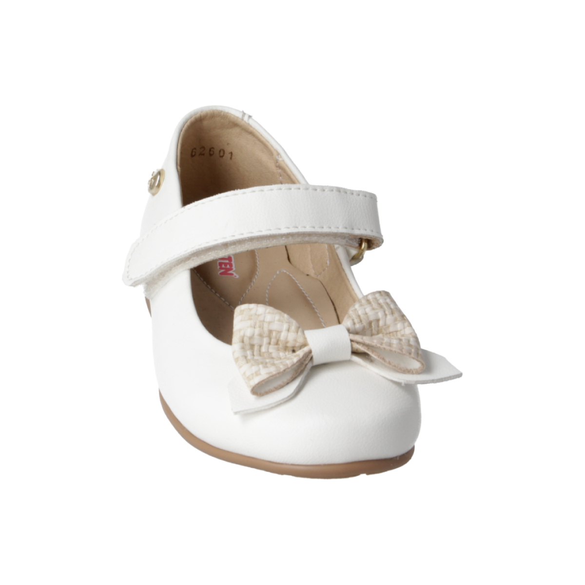 Balerina con Aplicaci&oacute;n Mo&ntilde;o Blanco Karsten Ajuste Velcro para Ni&ntilde;a image number null