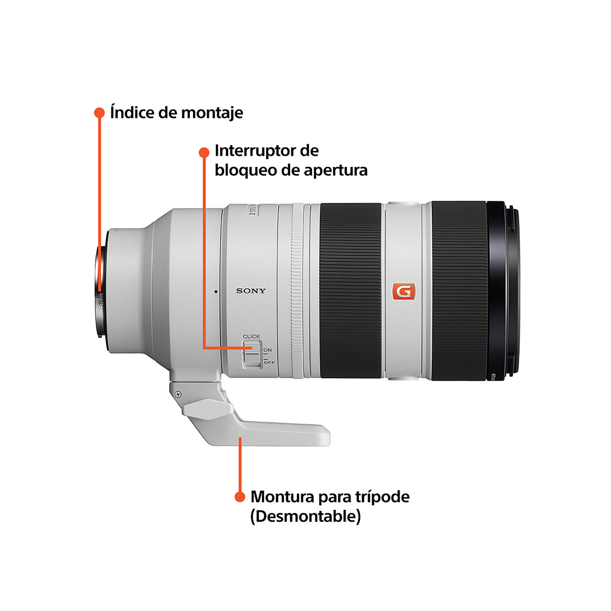 Lente Sony Fe 70-200 Mm F2.8 Gm2 Oss image number null