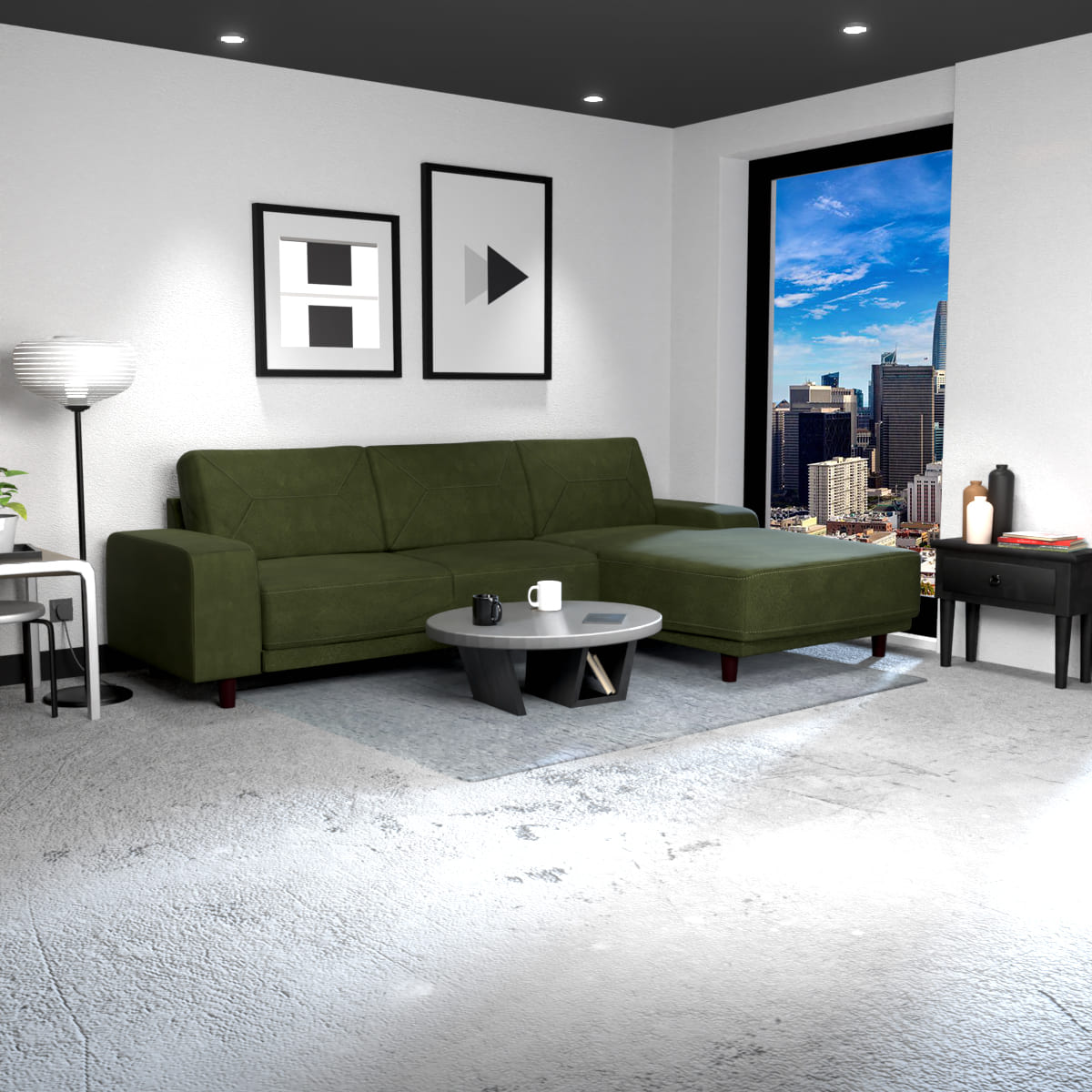 Modular Chaise derrecho Eilan Elite Artaban image number null