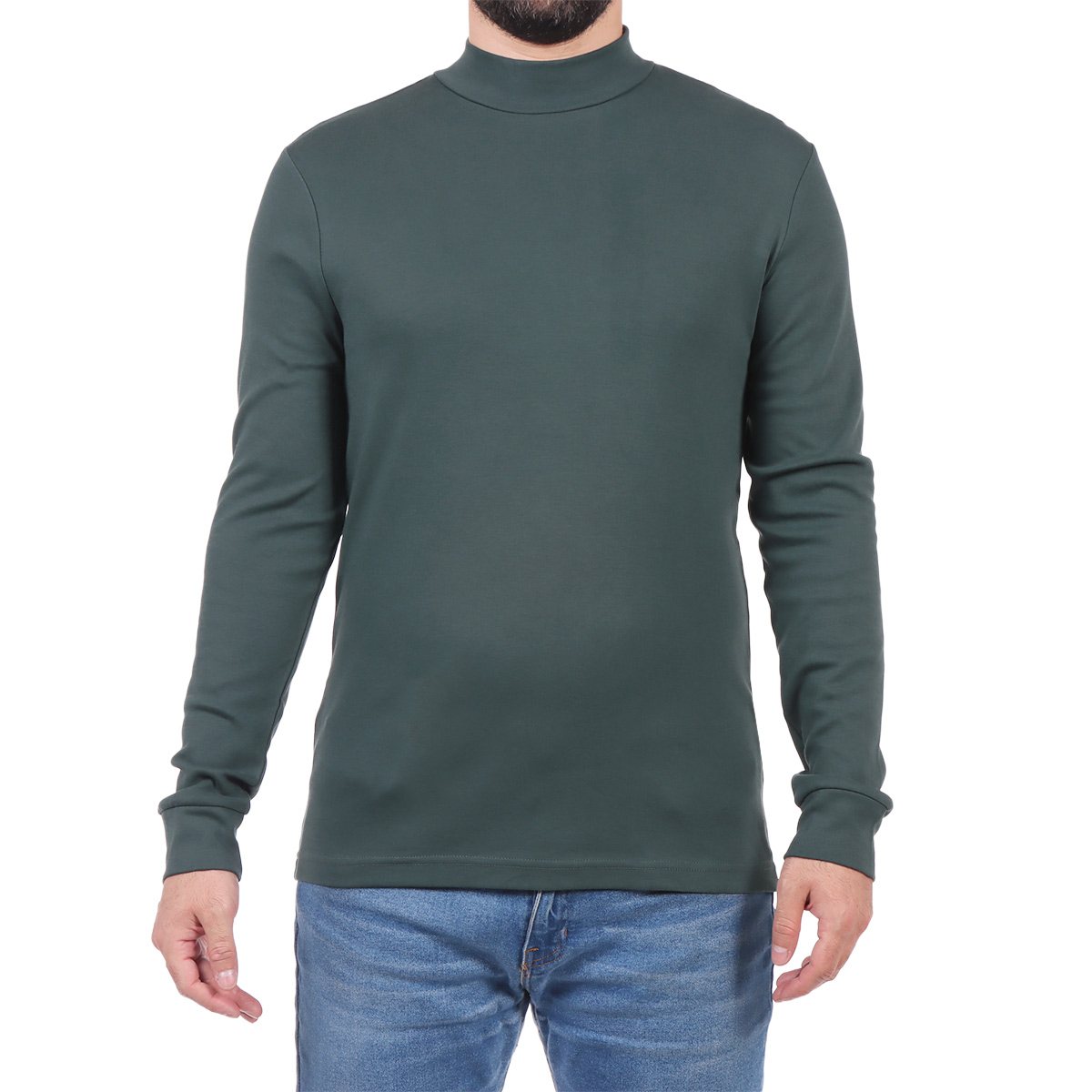Su&eacute;ter Cuello Mock 100% Algod&oacute;n OVS para Hombre image number null