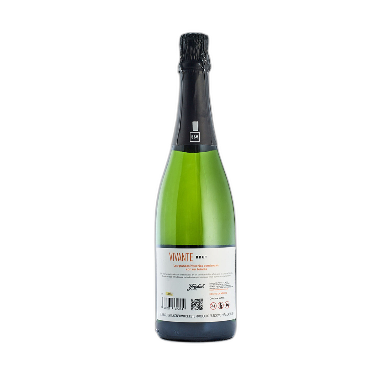 Vino Espumoso Mexicano VivanT&eacute; Bru 750Ml image number null