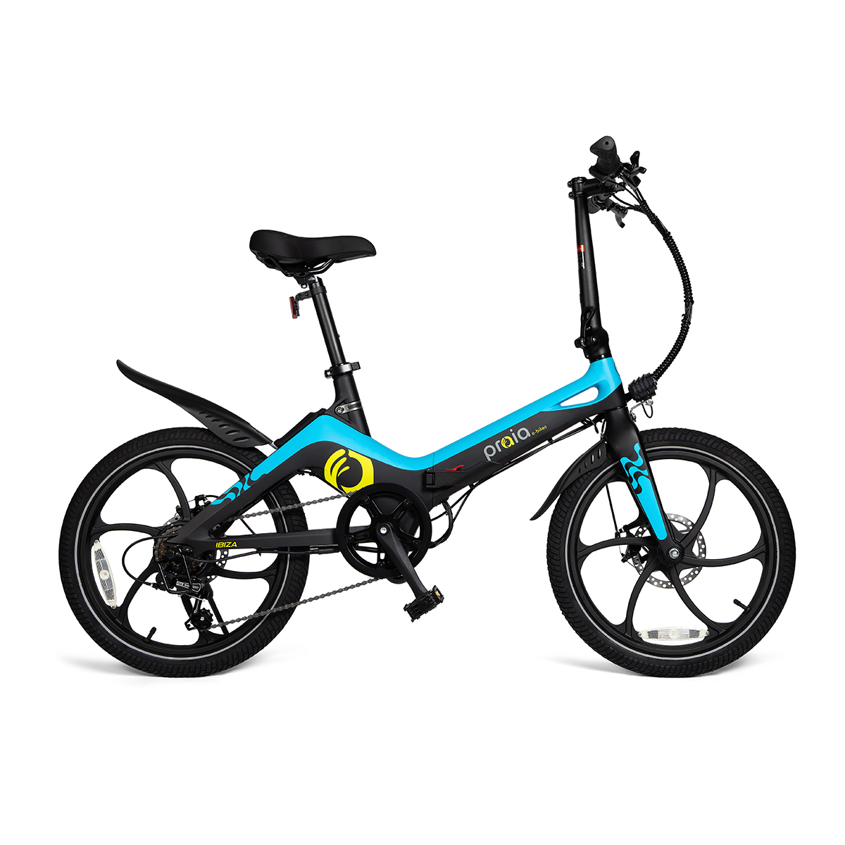 Bicicleta El&eacute;ctrica Praia Ibiza Black Blue 350W image number null