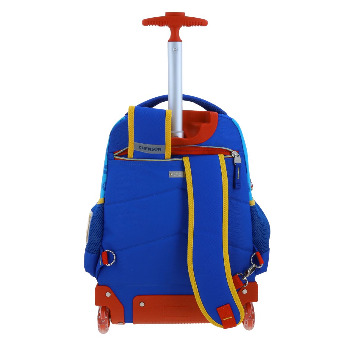 Mochila Con Ruedas Grande Mario Bros Azul image number null