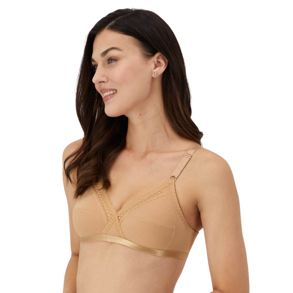 Bra Copa Completa Sin Varilla con Encaje Playtex Para Mujer image number null