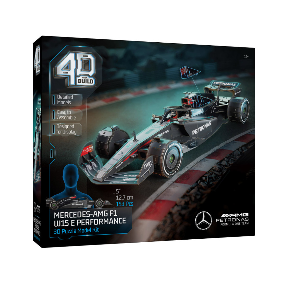 Rompecabezas 4D Coche de Carreras Mercedes image number null