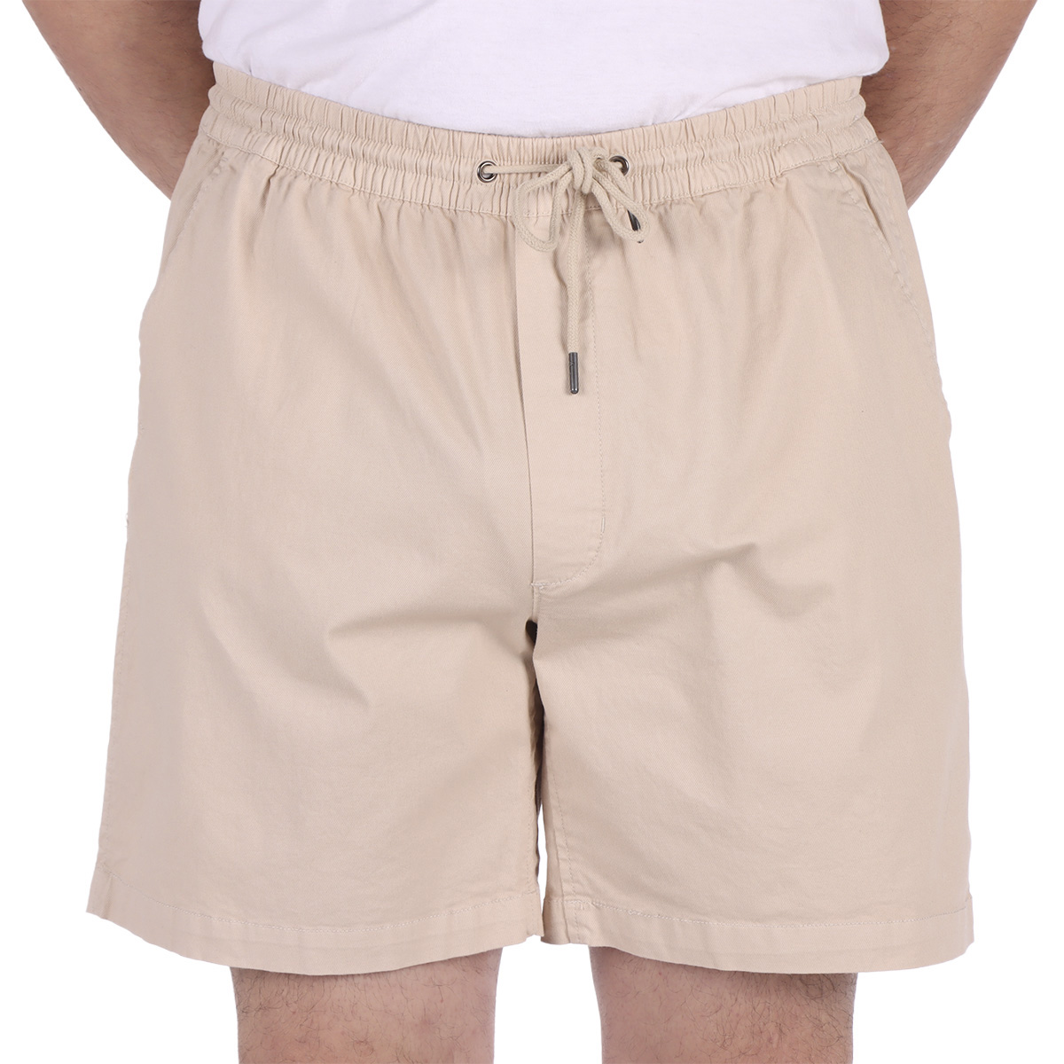 Bermuda de Gabardina Cintura El&aacute;stica Jeanious para Hombre image number null