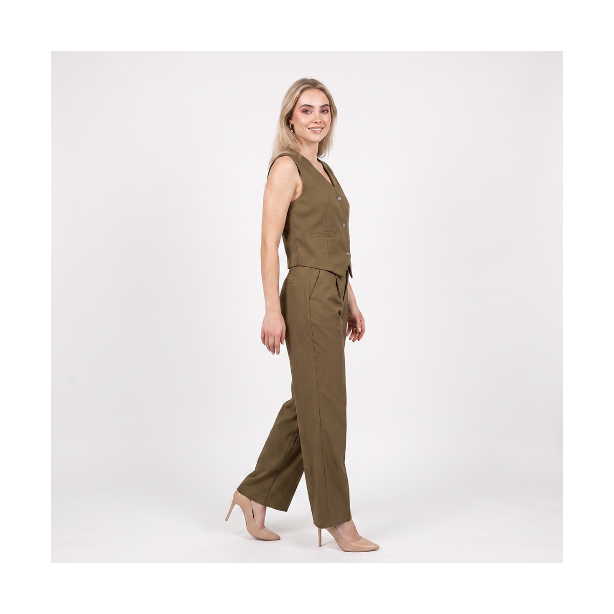 Set Cheleco Con Pantalon Studio Si para Mujer Junior image number null