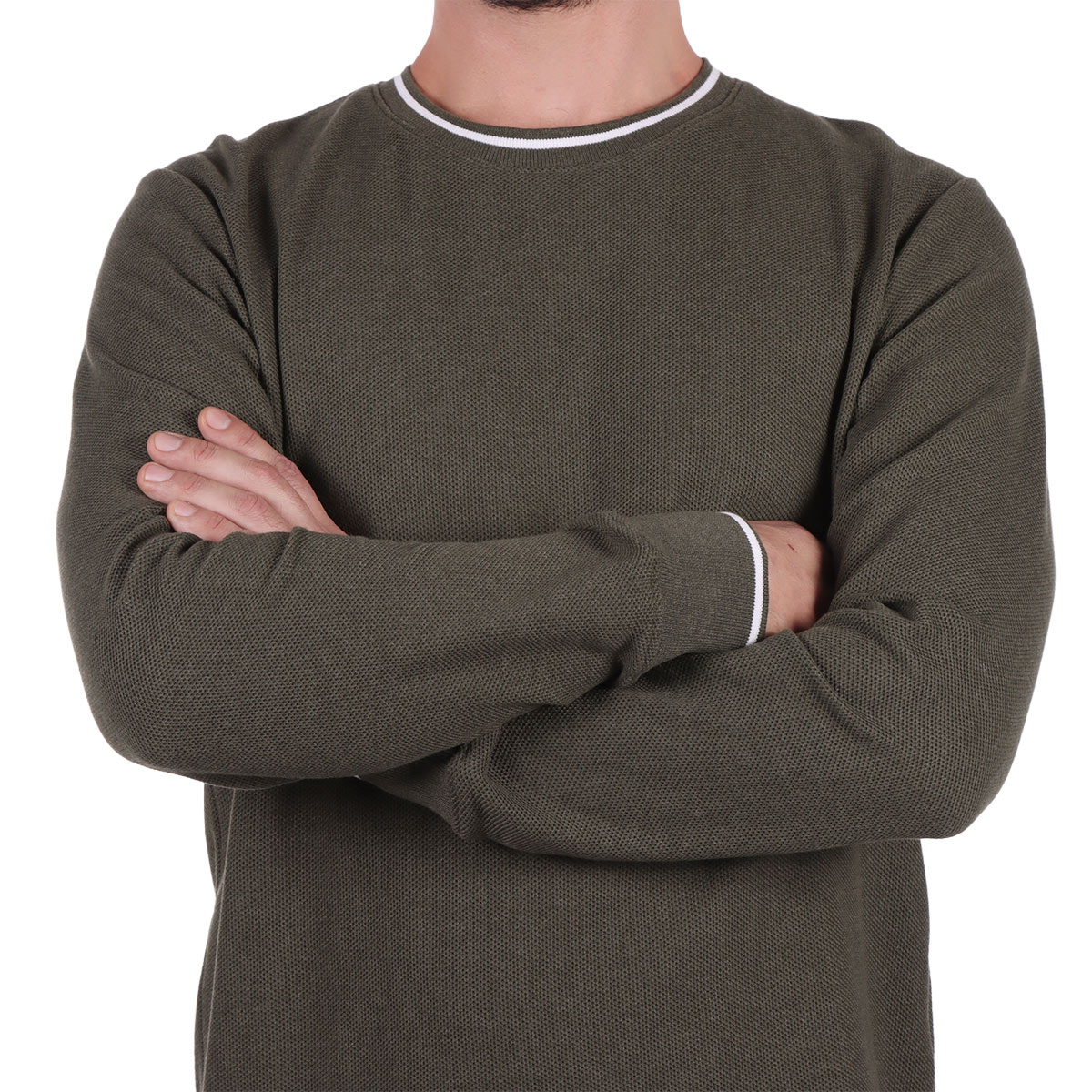 Playera Manga Larga Cuello Redondo Yongster para Hombre image number null