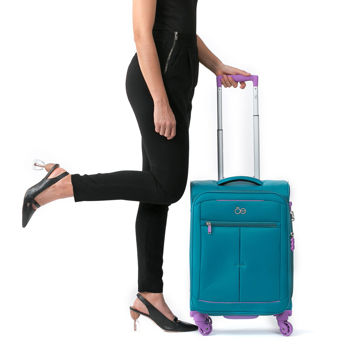 Maleta Cloe Inime 20" Turquesa image number null
