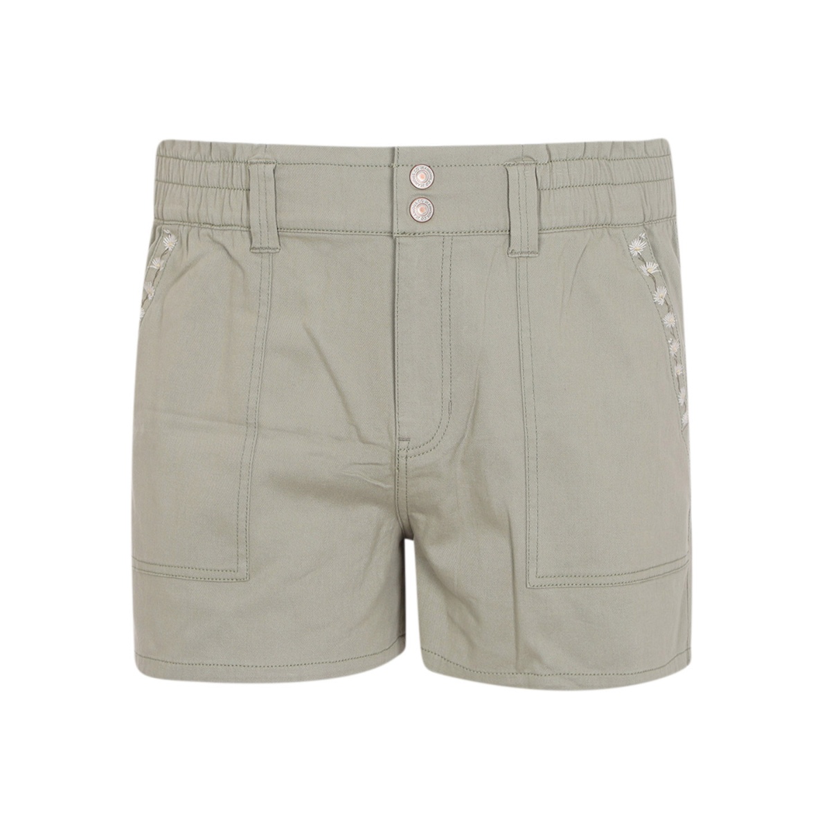 Short Con Bordado En Bolsas Jeanious Para Mujer Curvy image number null