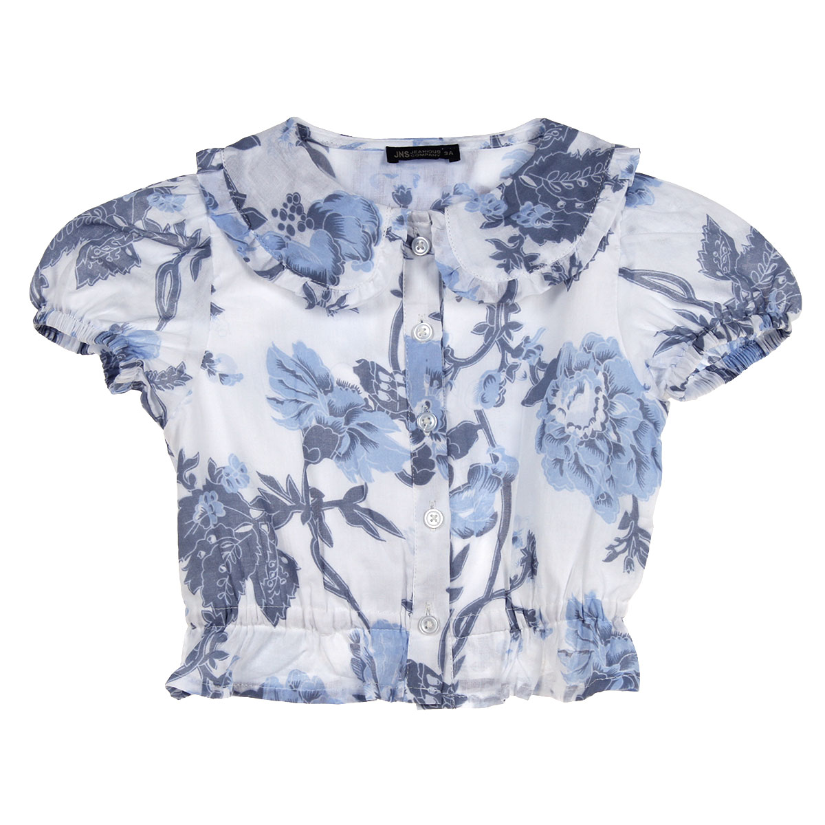 Blusa Floral Cuello Peter Pan Jeanious Toddler Ni&ntilde;a image number null