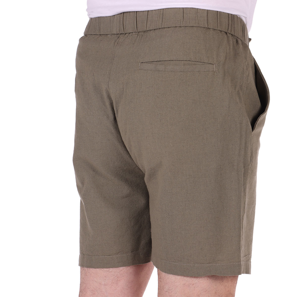 Bermuda Lino Cintura El&aacute;stica Fukka para Hombre image number null