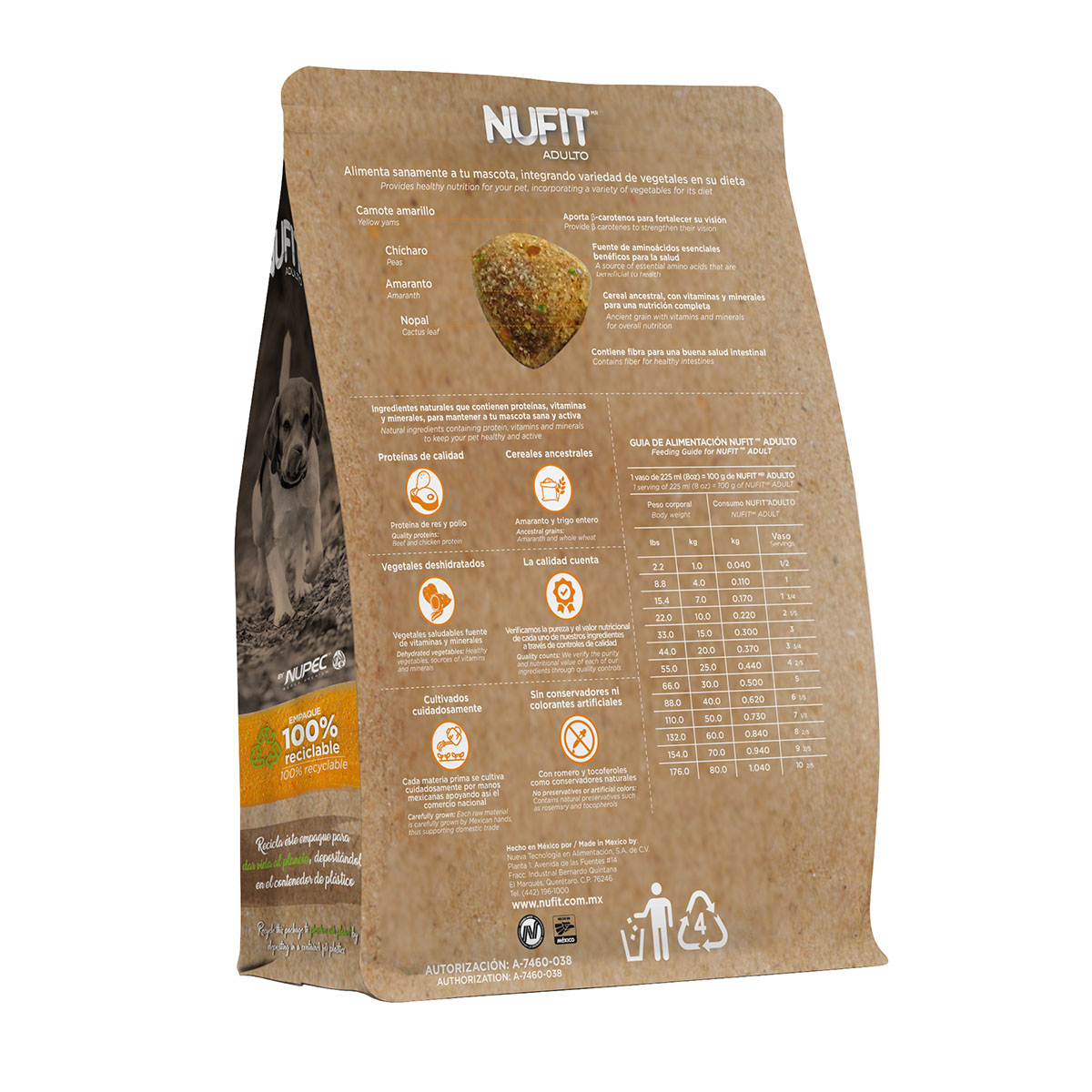 Alimento Croqueta Para Perro Nufit Adulto 4Kg image number null