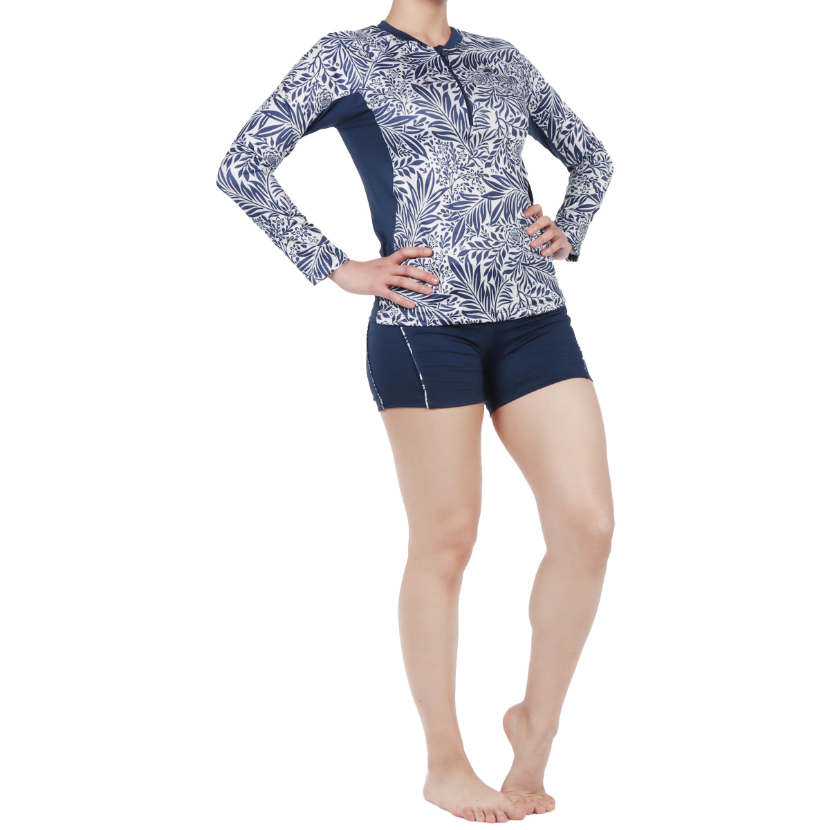 Playera Manga Larga Rash Guard Sport SkySoul para Mujer image number null