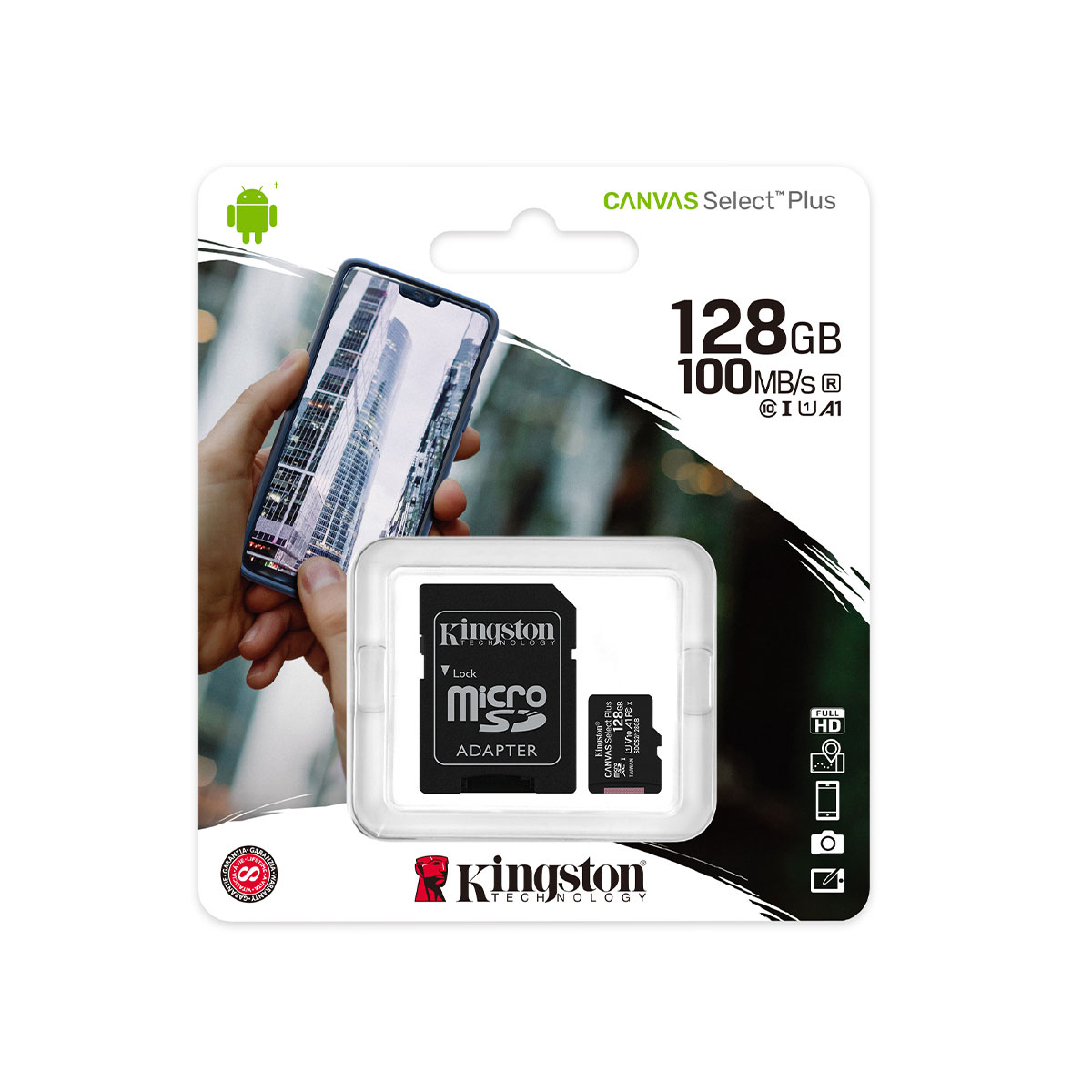 Kit de Adaptador y Micro SD C10 Plus 128GB Kingston image number null