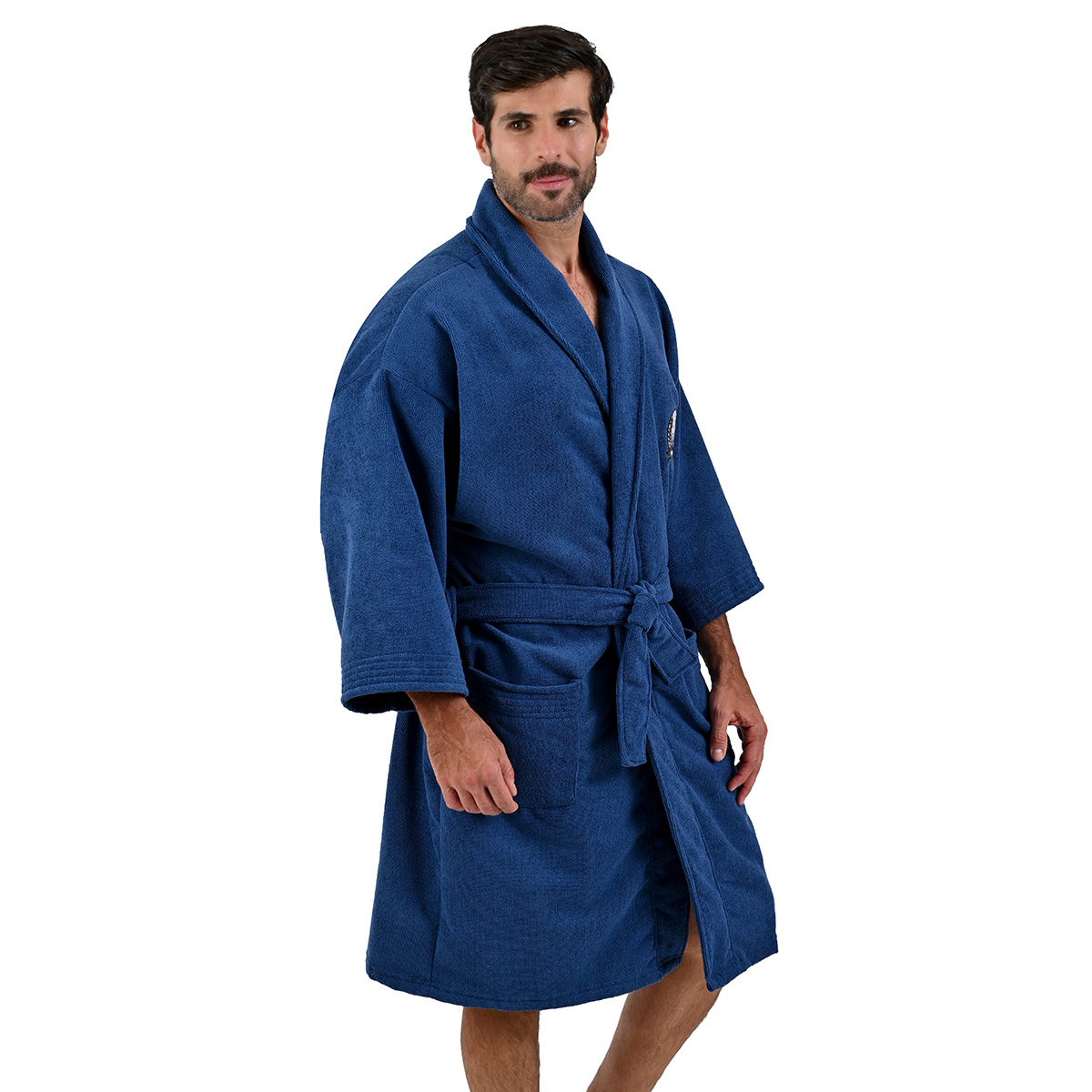 Bata de Ba&ntilde;o con Dise&ntilde;o Bordado Starwest para Hombre image number null