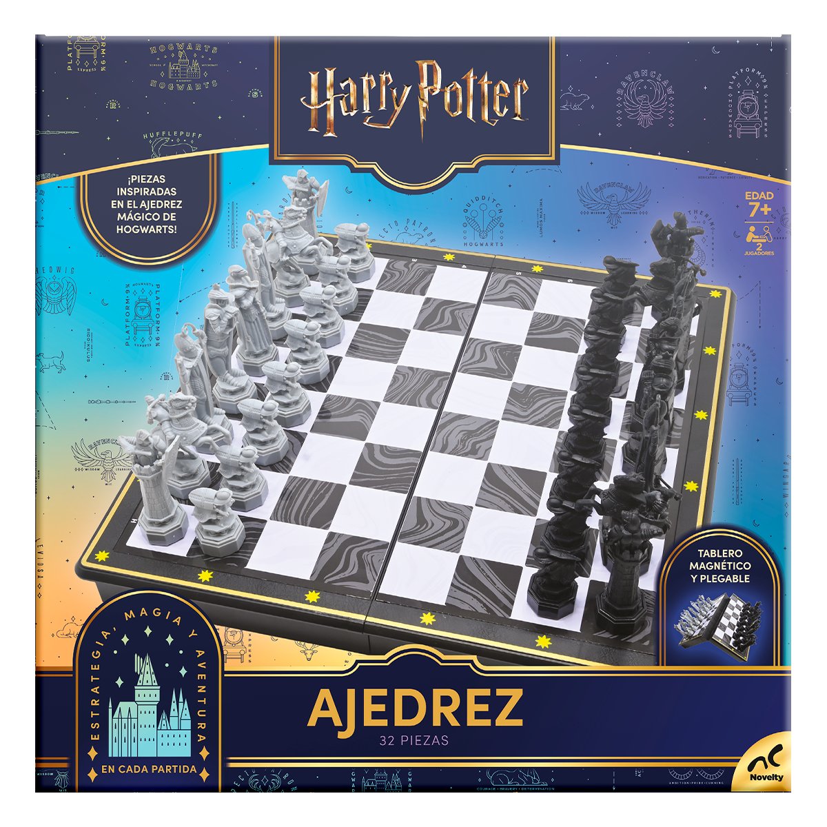 AJEDREZ MAGNETICO HARRY POTTER image number null