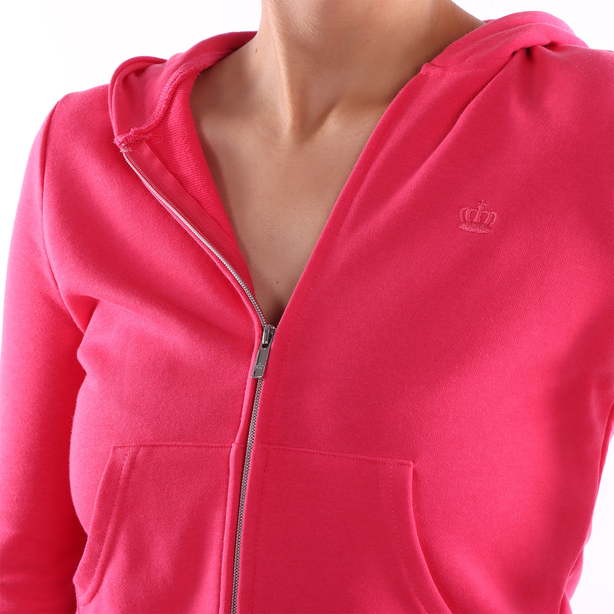 Sudadera de Toalla Manga Larga a la Cintura con Cierre Juicy para Mujer image number null