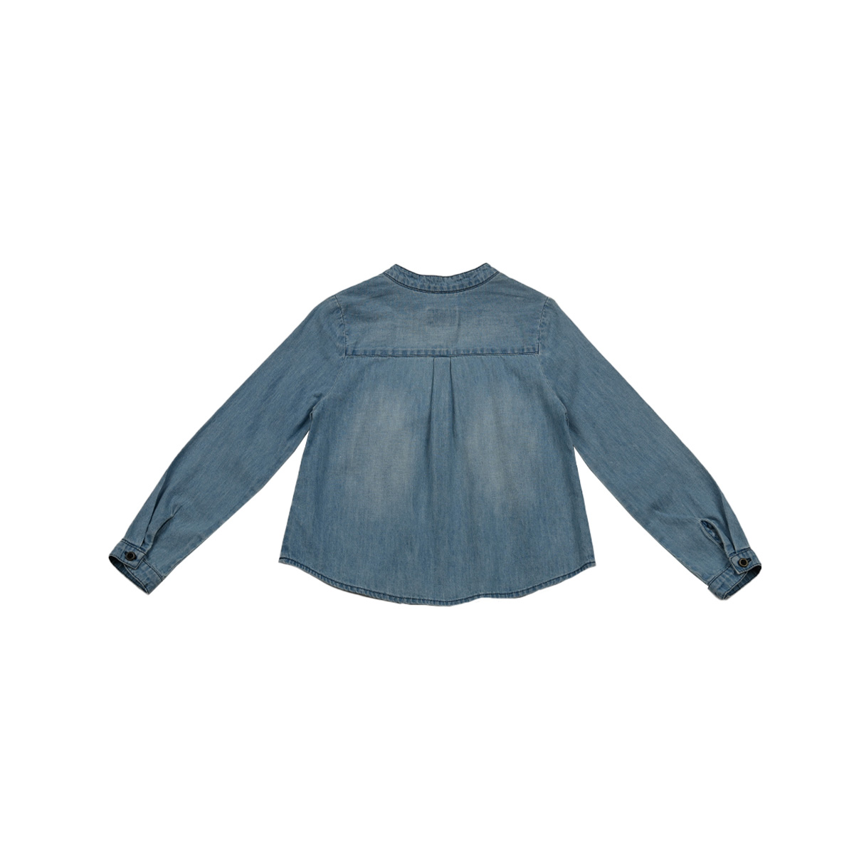 Blusa Manga Larga De Mezclilla Ally Ferrioni Para Beb&eacute; image number null